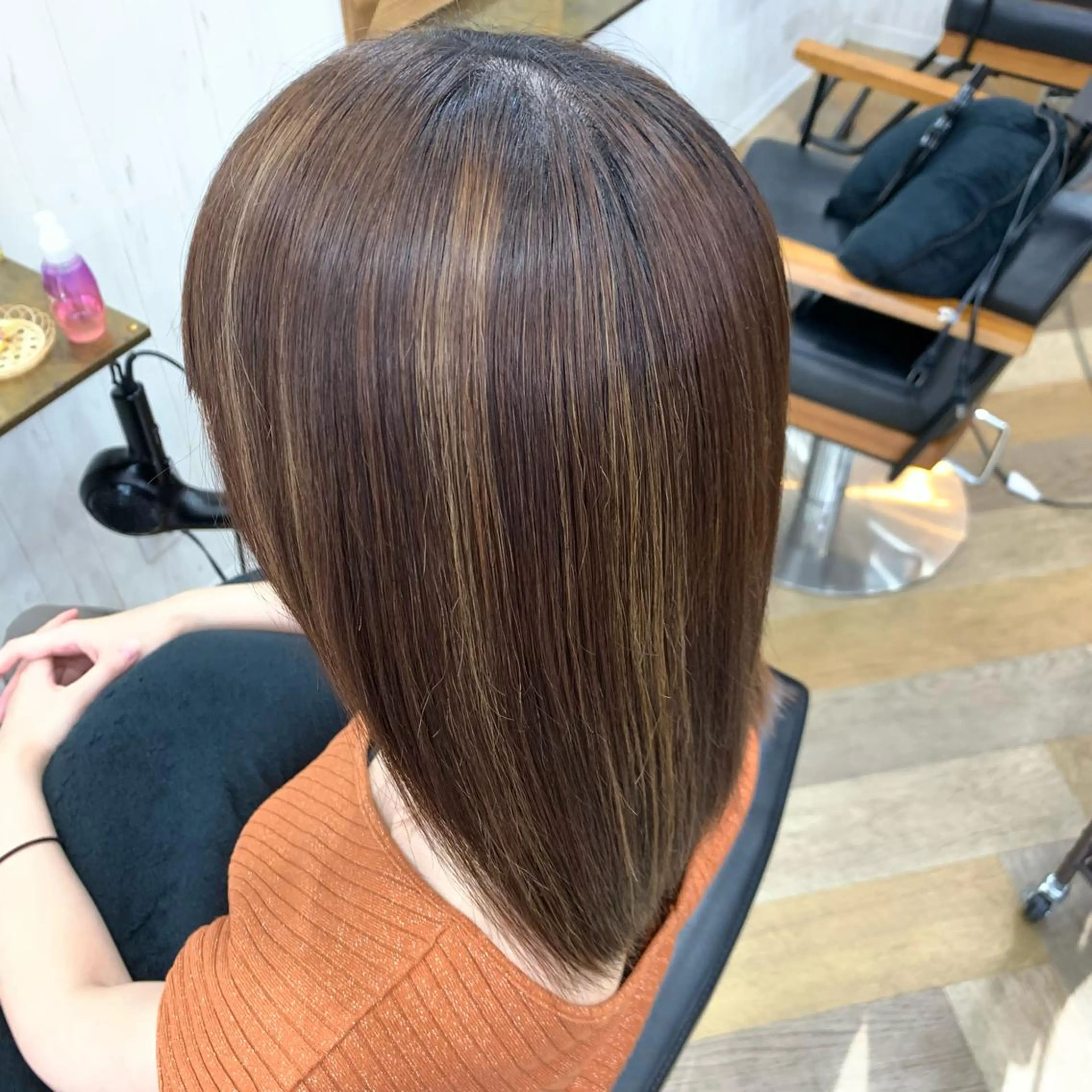 ミディアム 髪質改善 縮毛矯正 🌈✨鈴木 勇人✨🌈のヘアスタイル