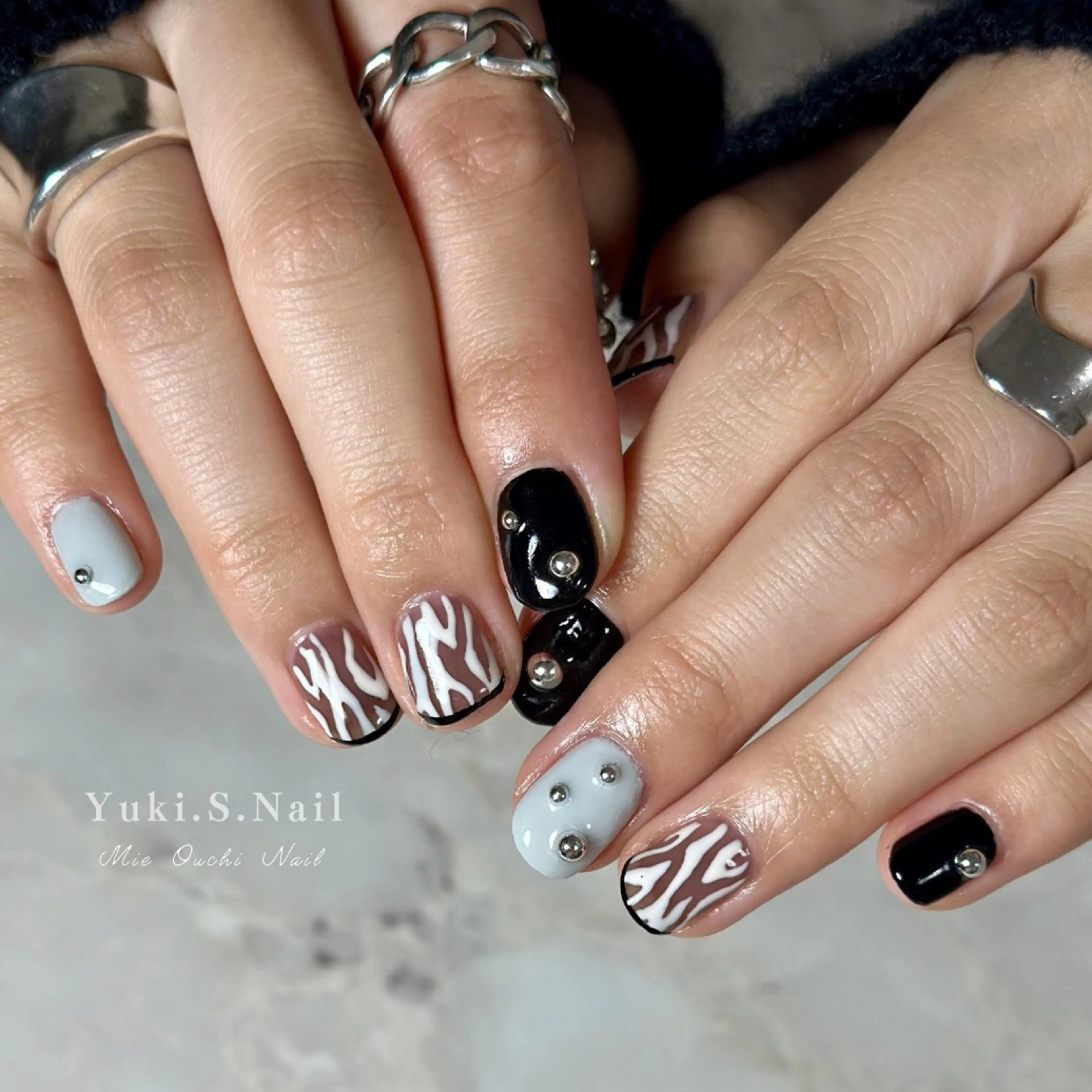 ショート ショートヘア ハンドネイル Yuki S.Nailのネイルデザイン