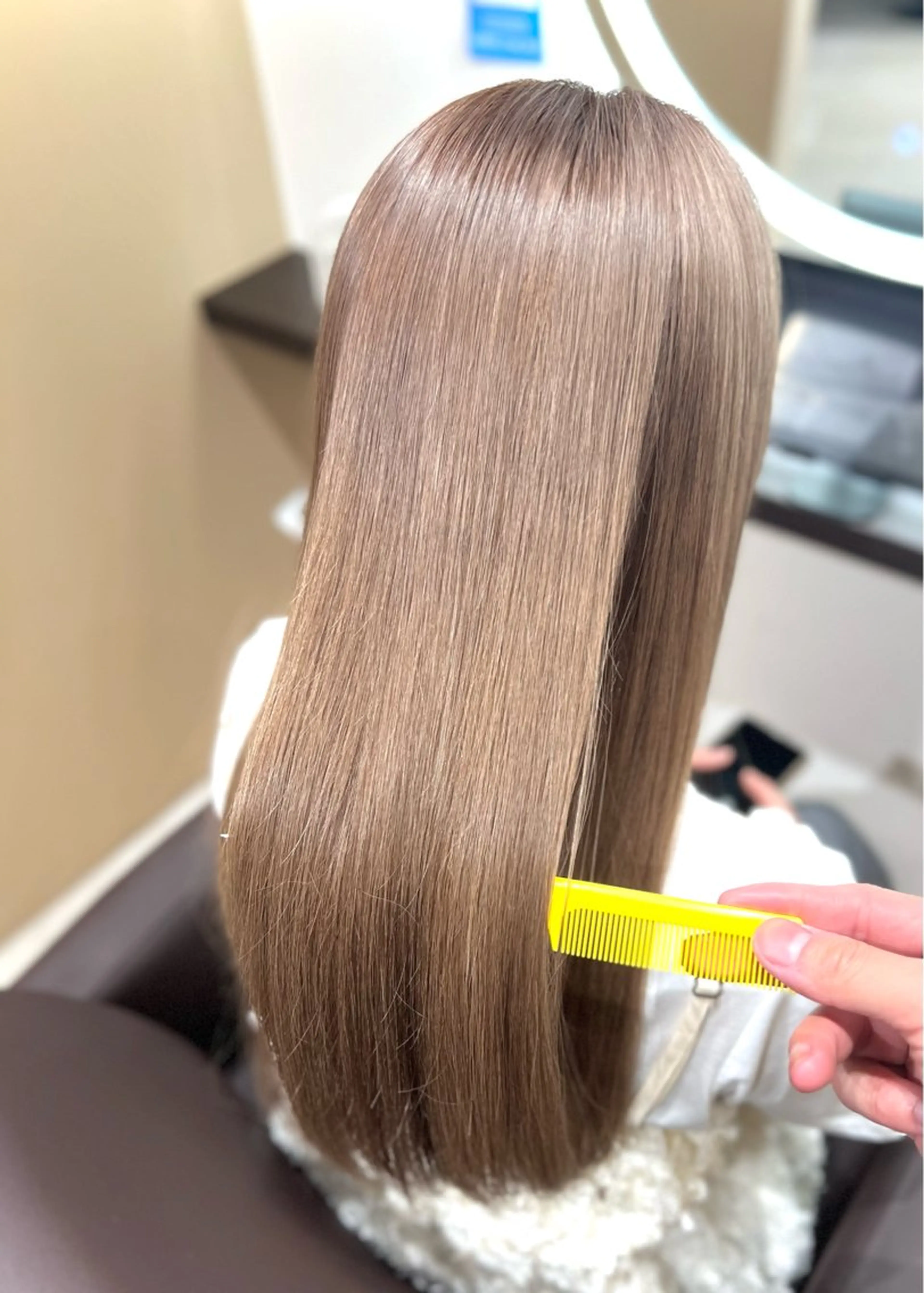 ロング カラー 髪質改善 縮毛矯正 酸性ストレート カット ヘアカラー トリートメント 阪神尼崎駅徒歩2分 半個室サロン　小田稔のヘアスタイル