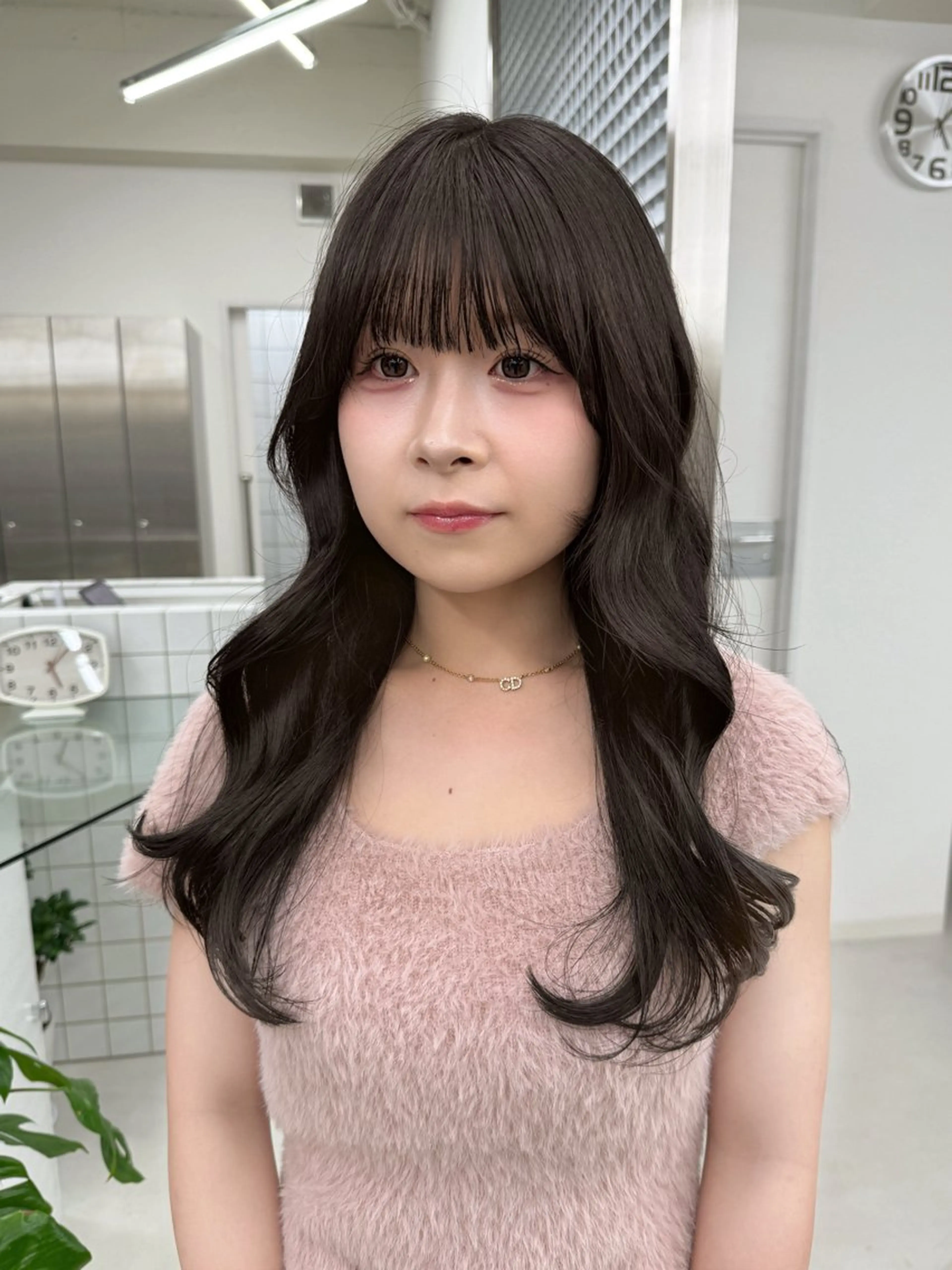 前髪カットの写真