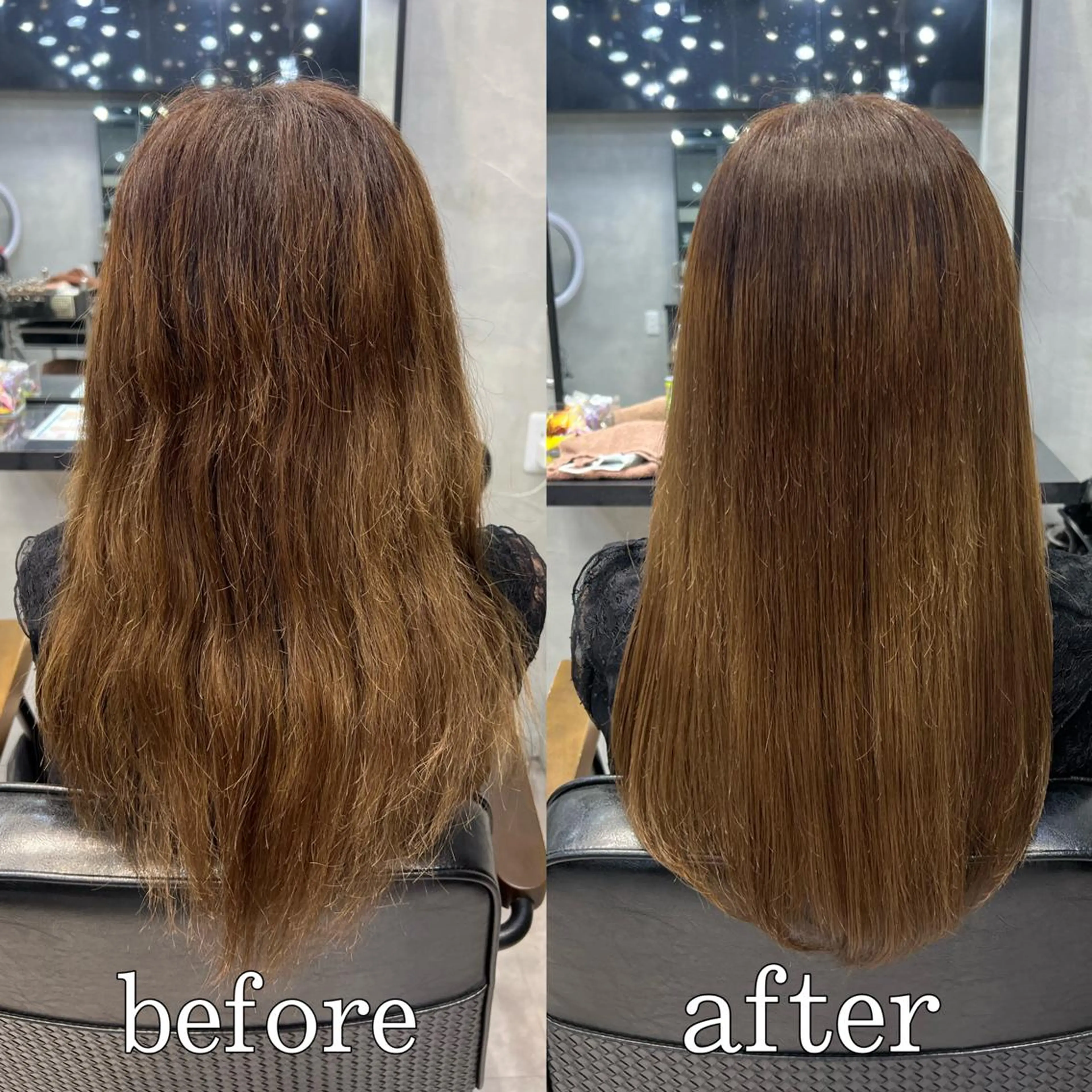 🌙🐱 低ダメージストレート＋トリートメント 🐱🌙の写真