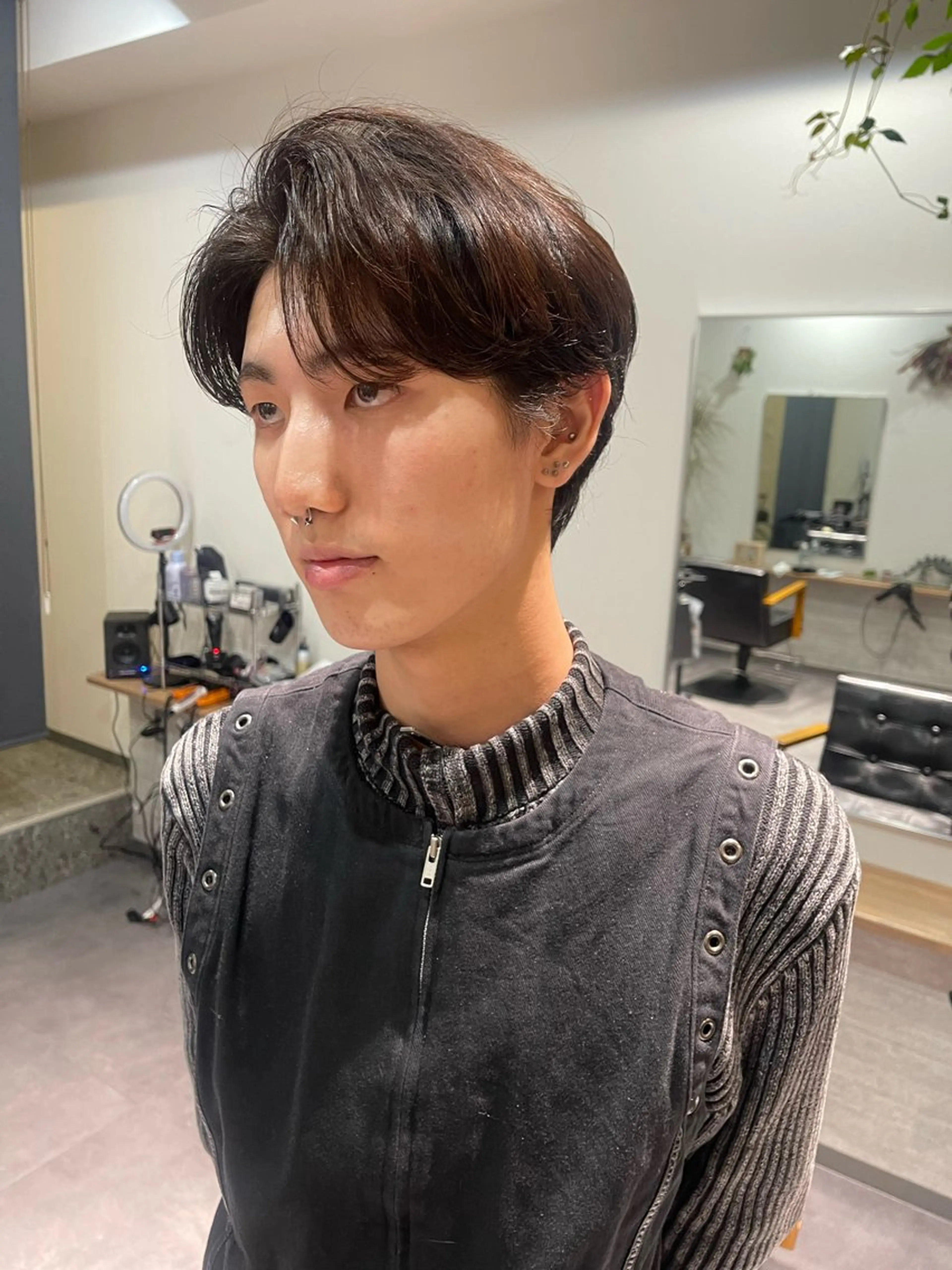 ショート メンズ ハンサムショート ショートヘア カット アトム/ウルフ パーマ/レイヤーのヘアスタイル