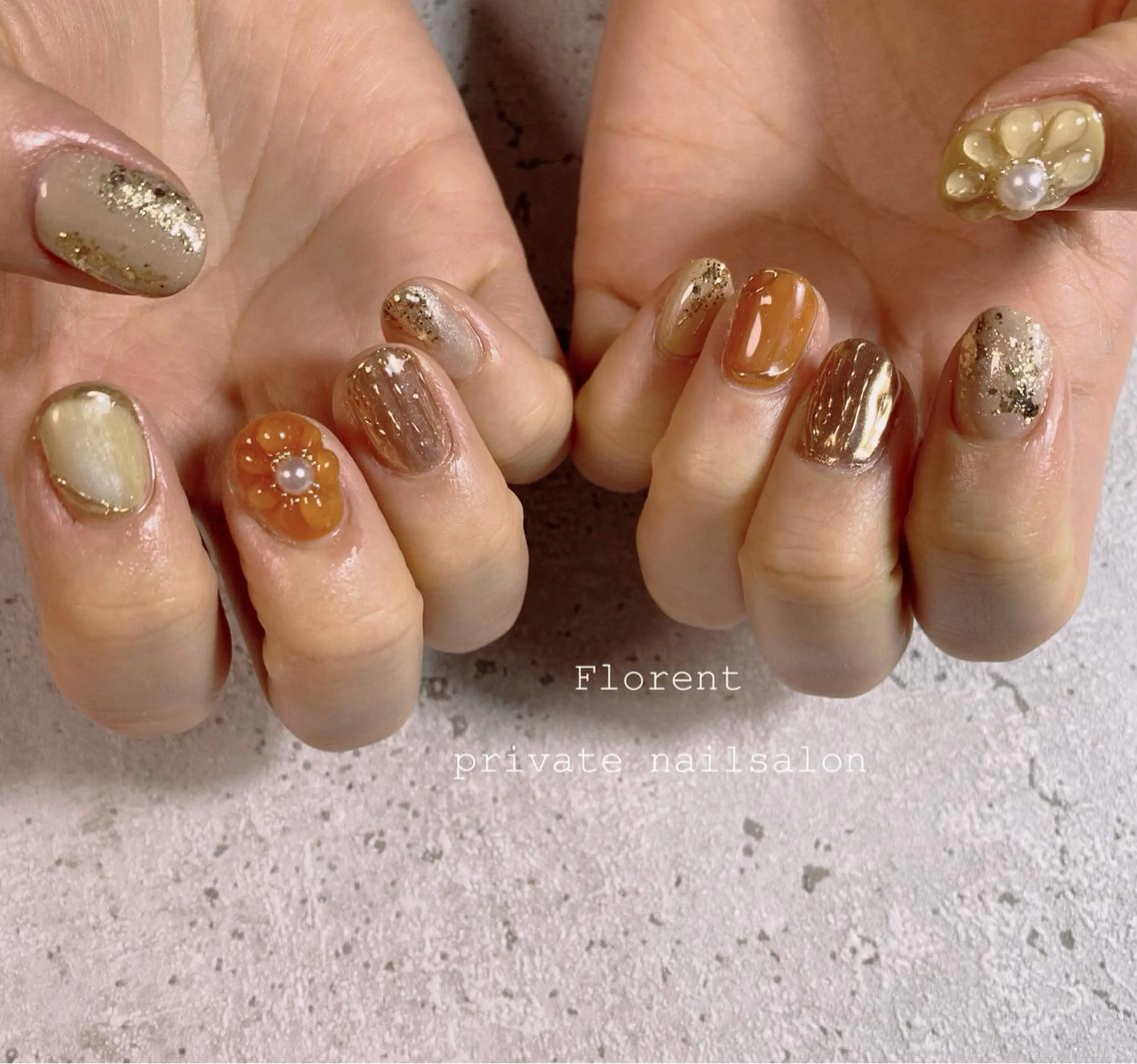 ネイル ハンドネイル florent nailのネイルデザイン