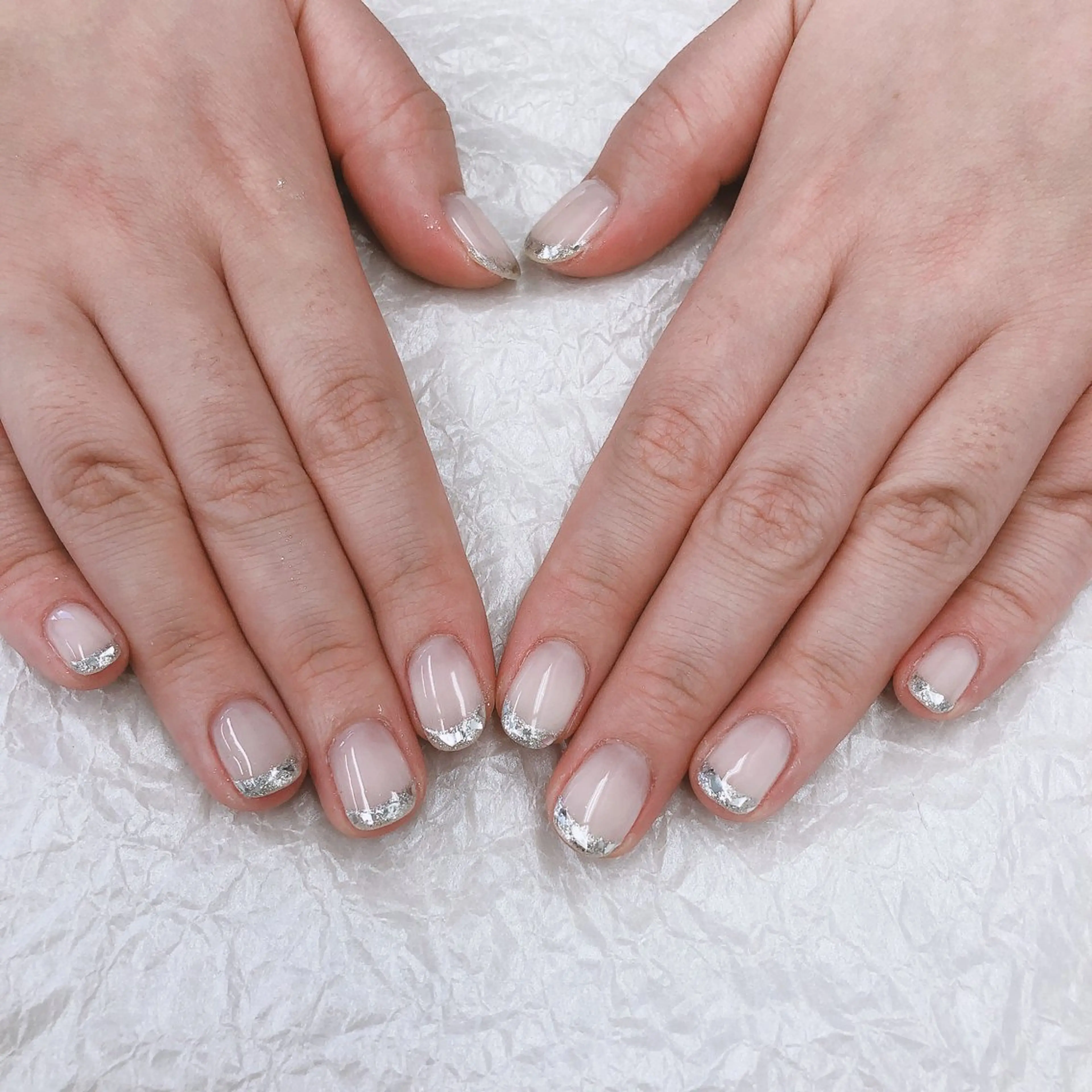 🌺ガラスフレンチ【ベース色込み】の写真