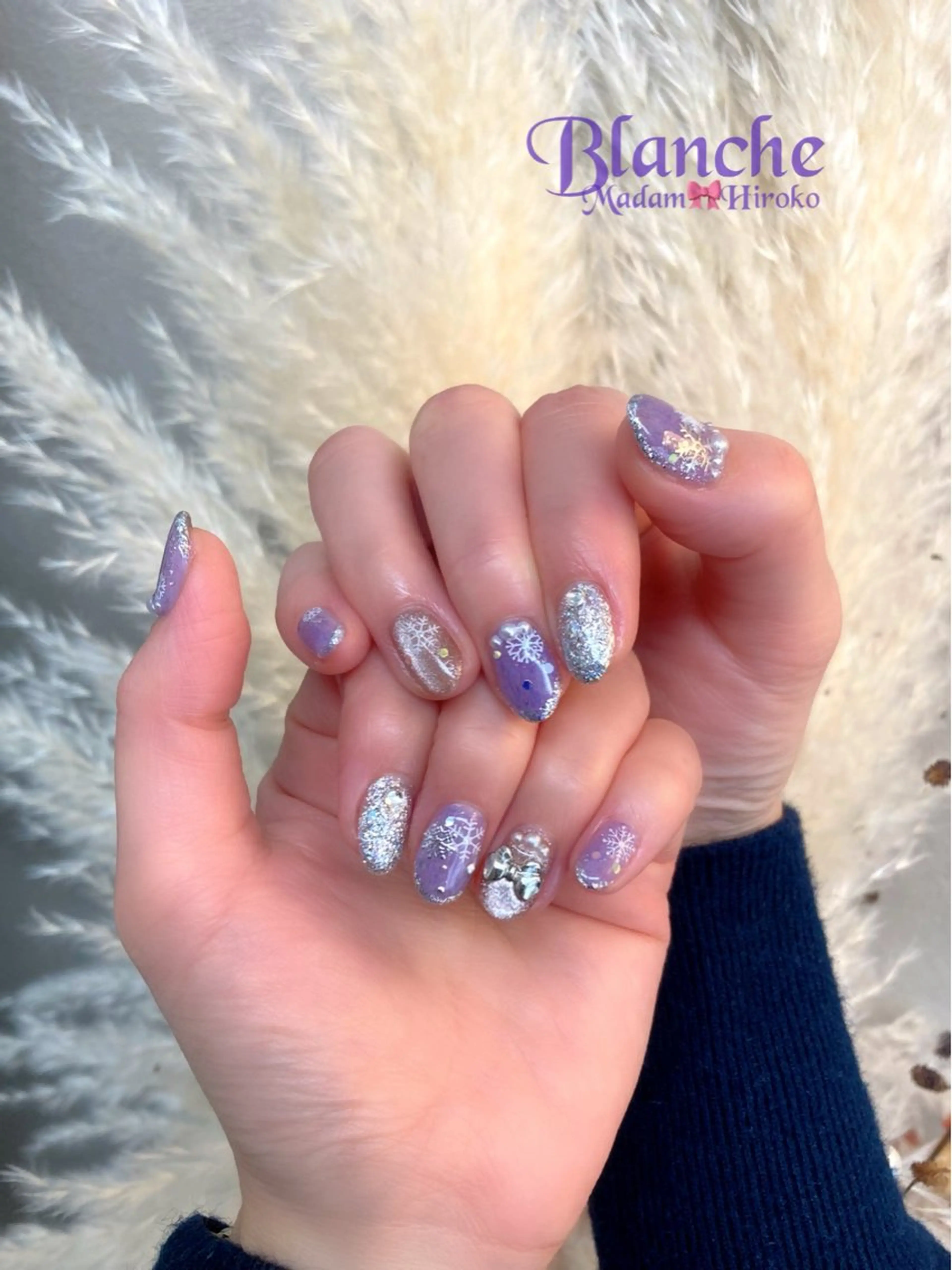 ネイル 冬ネイル Lianネイル 寛子Lianのネイルデザイン