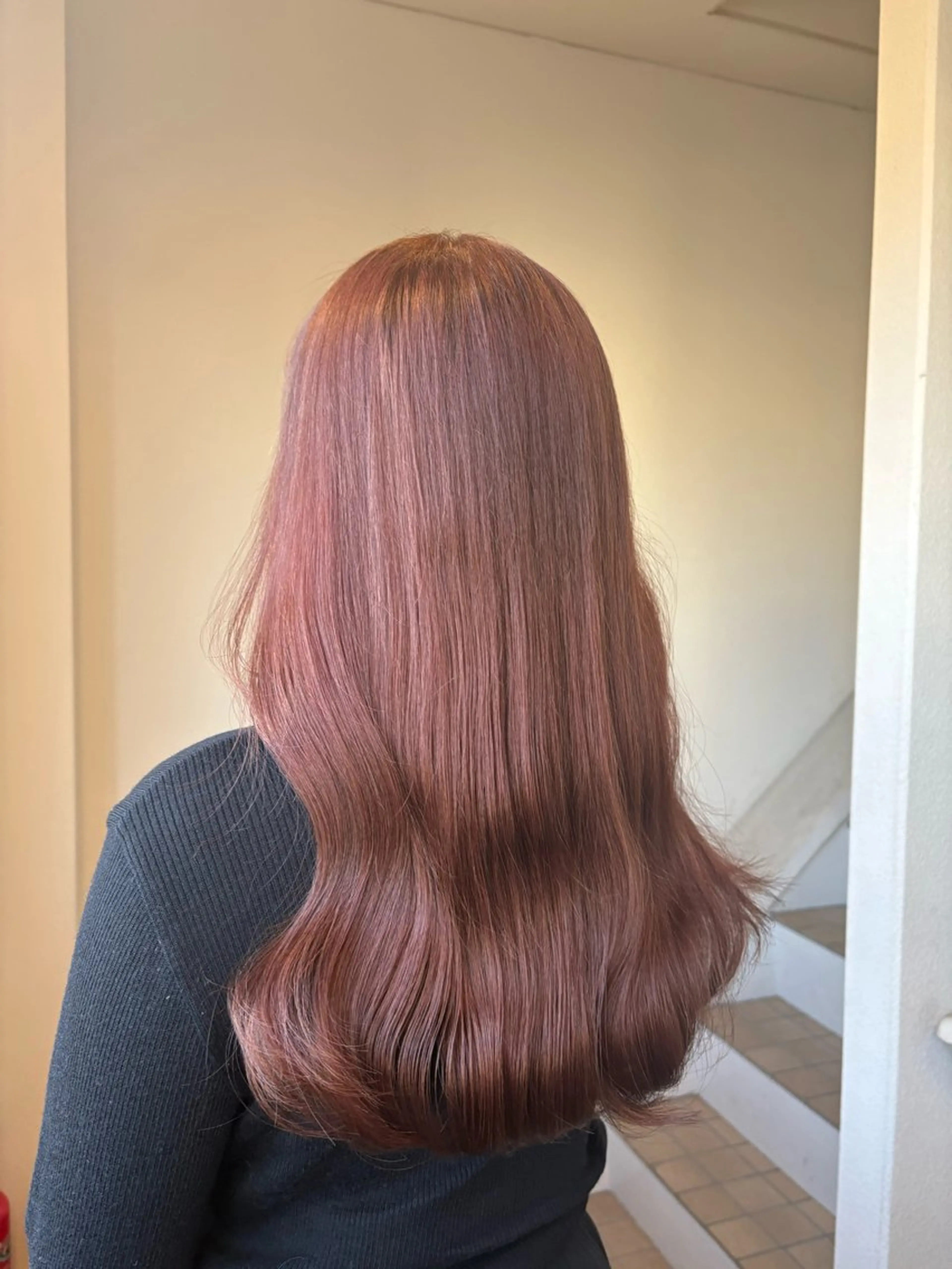 ロング カラー カットパーマモデル 募集中🧺アンジュのヘアスタイル