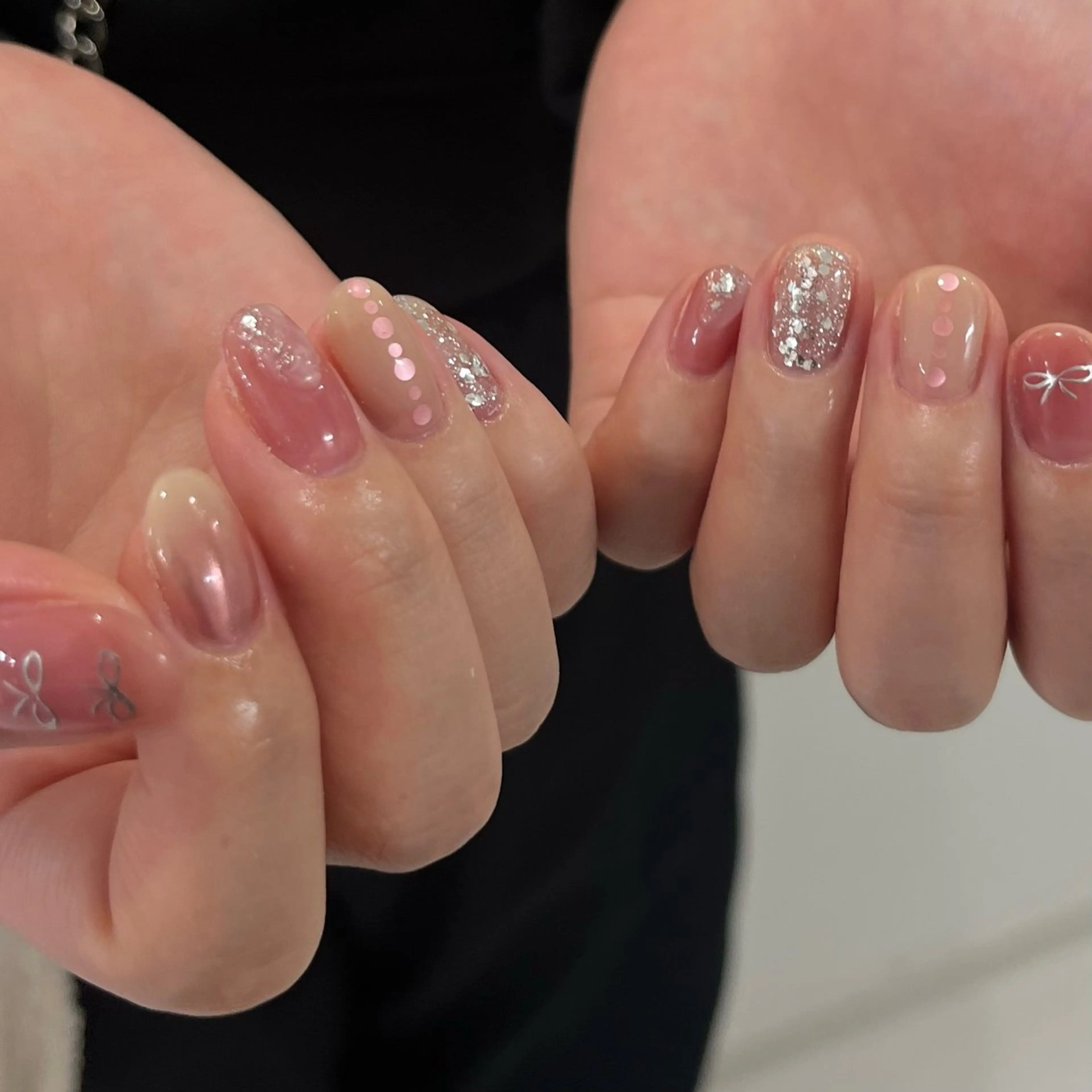 ネイル Ray. ちゅるん系ニュアンスのエステ・リラクイメージ