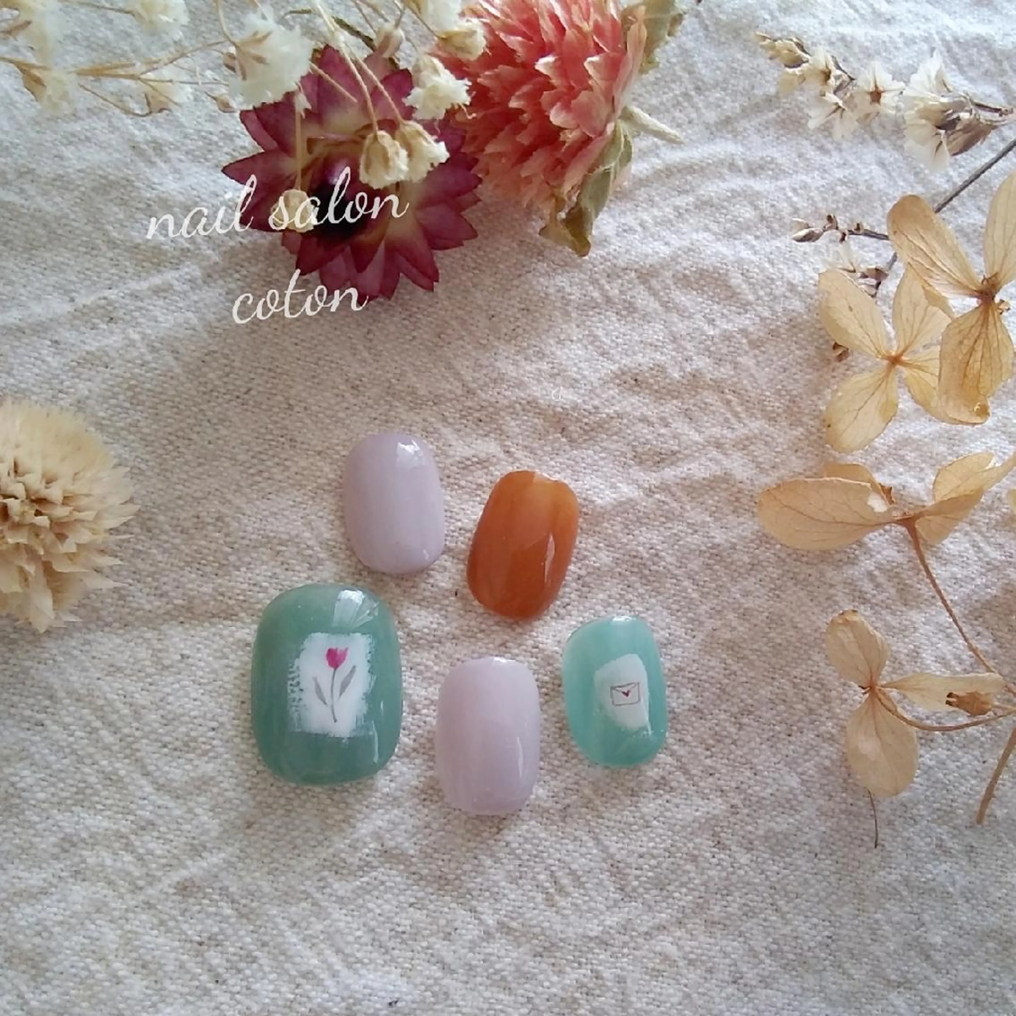 ネイル 🥀ネイルサロン cotonコトン🥀のネイルデザイン