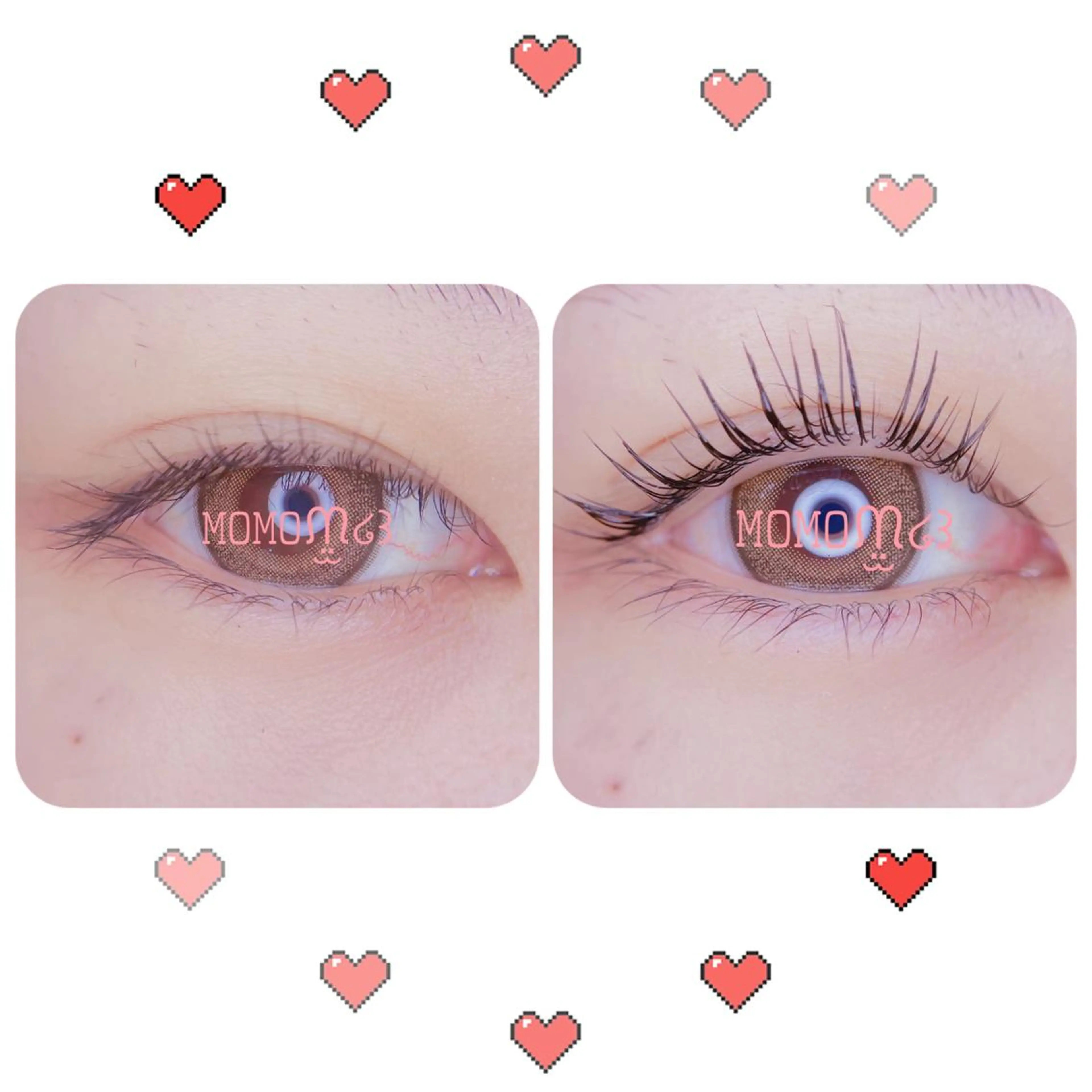 マツエク・マツパ フラットラッシュ ナチュラル パリジェンヌラッシュリフト 下まつげエクステ 一重×まつ毛パーマ モテデザインのプロ モモ🍑のマツエク・マツパデザイン