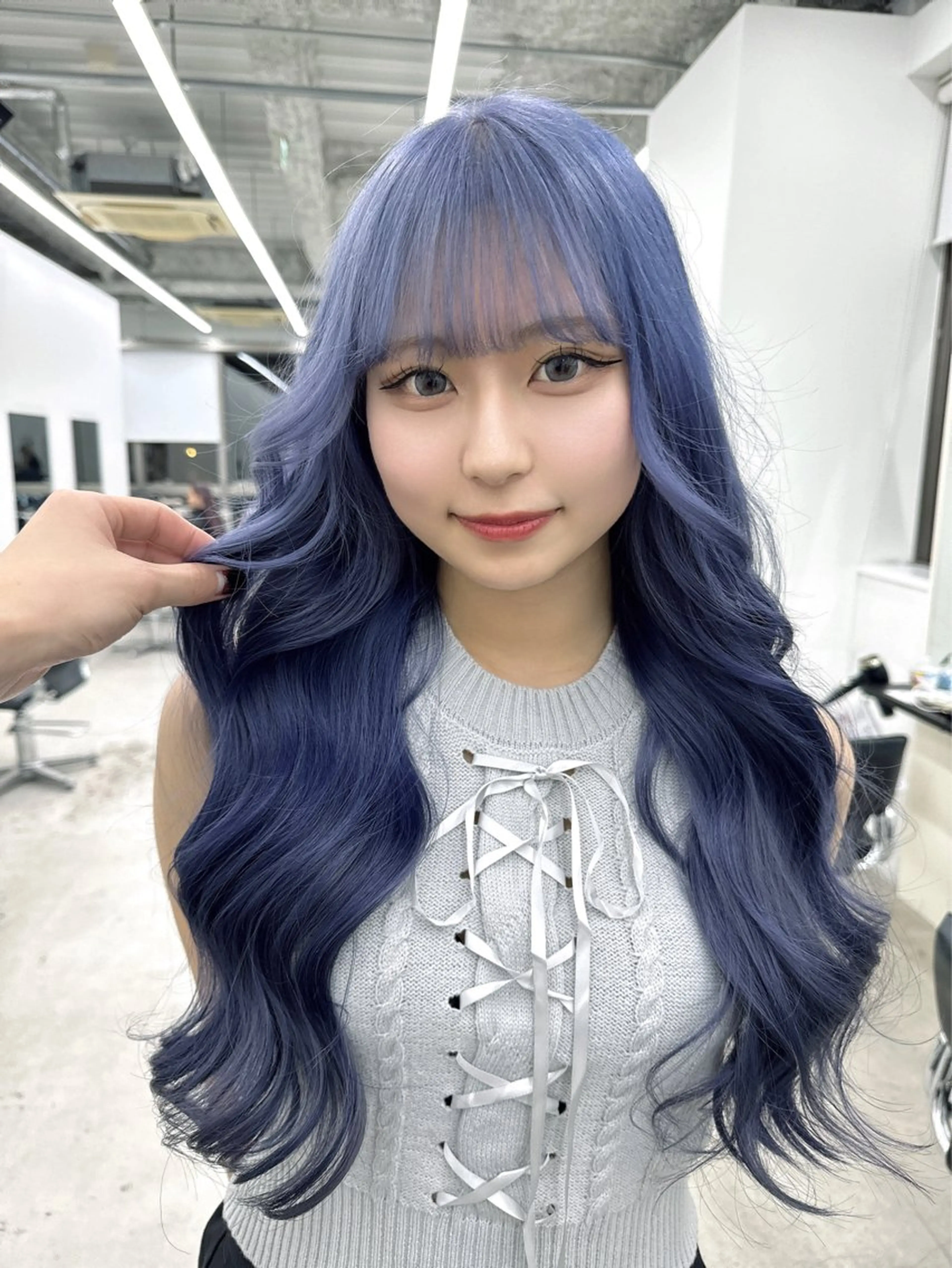 ロング カラー 八代 珠羽のヘアスタイル