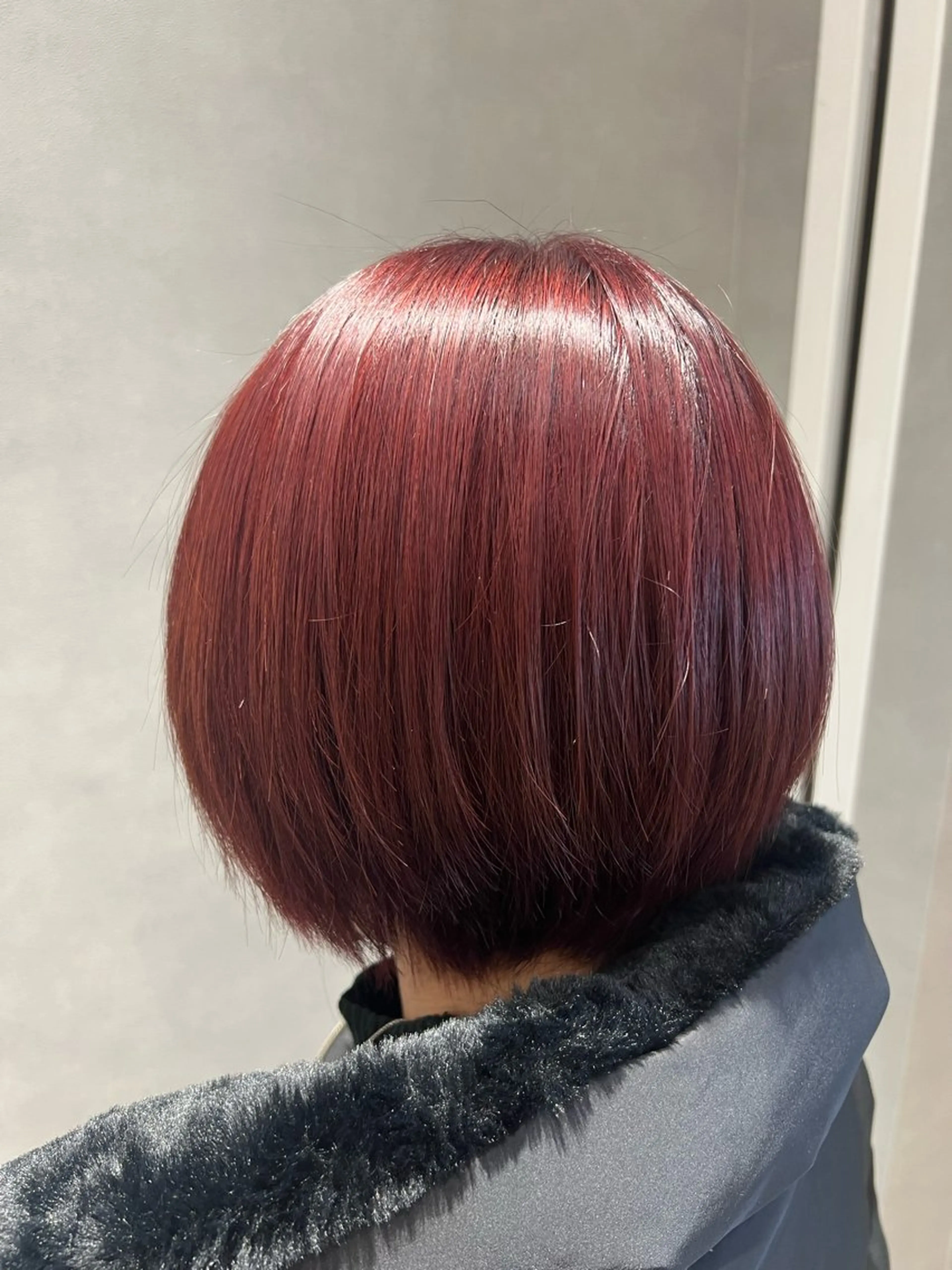 ショート カラー パーマ インナーカラー/ ストレート/奥野洸也のヘアスタイル