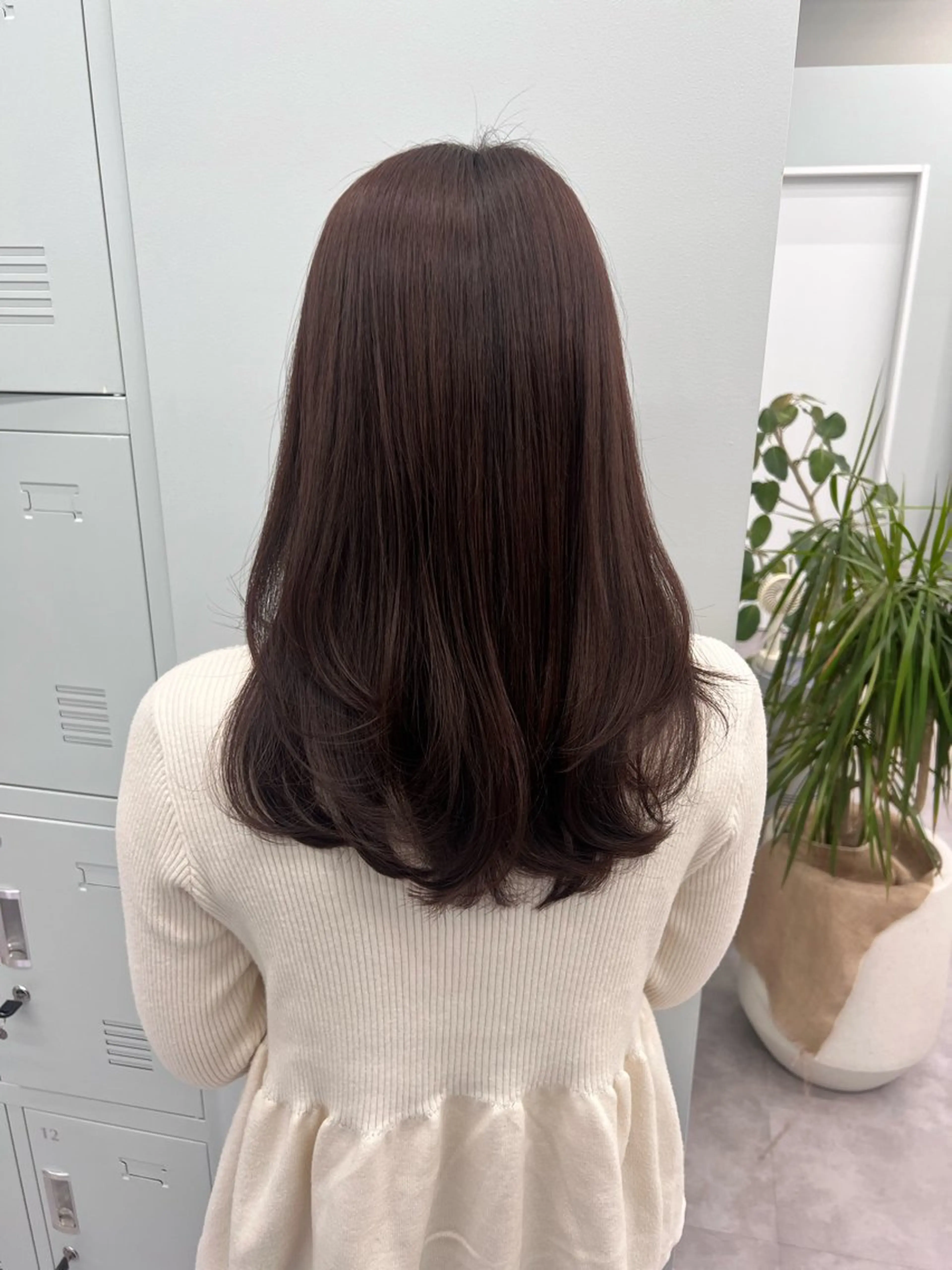 セミロング カット ヘアカラー トリートメント 名駅🦢大人艶カラー 🪽カミヤアカネのヘアスタイル