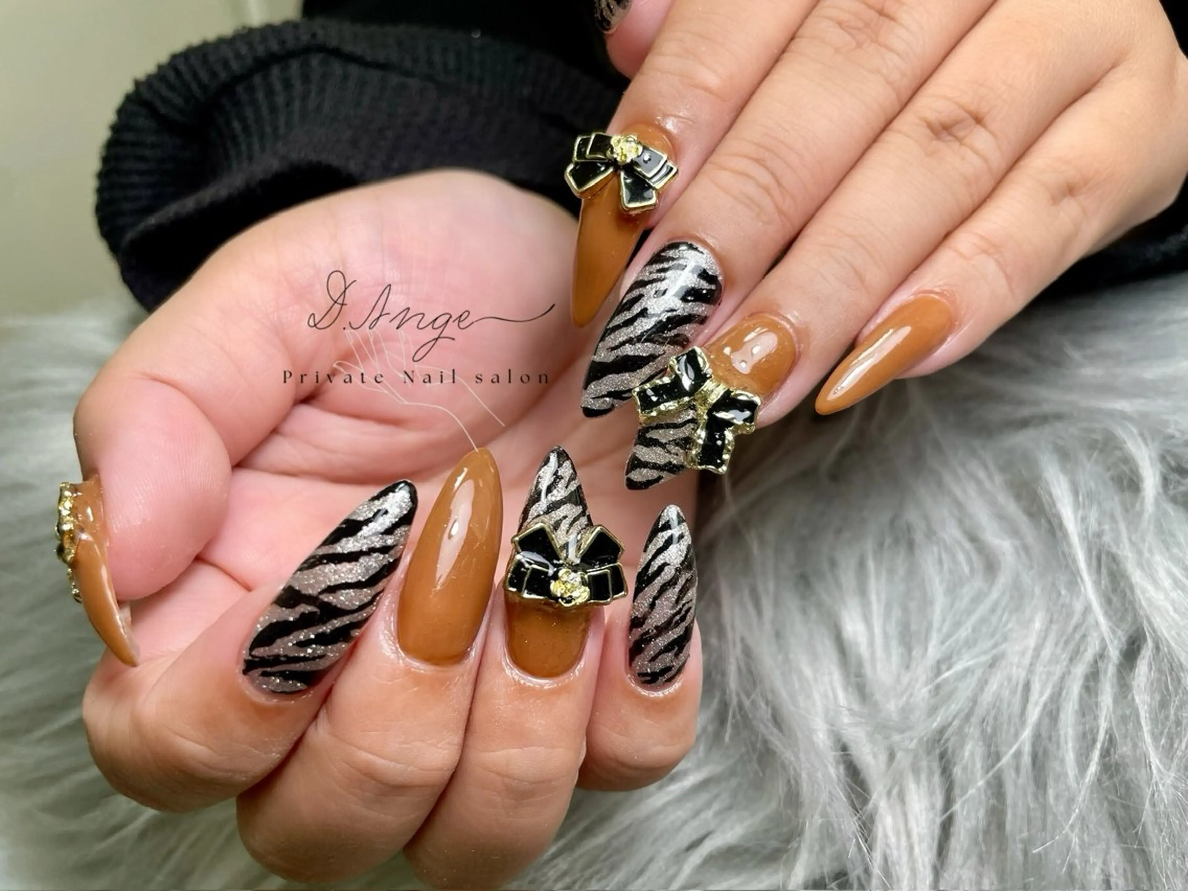 ロング ハンドネイル D.Ange Nailのネイルデザイン