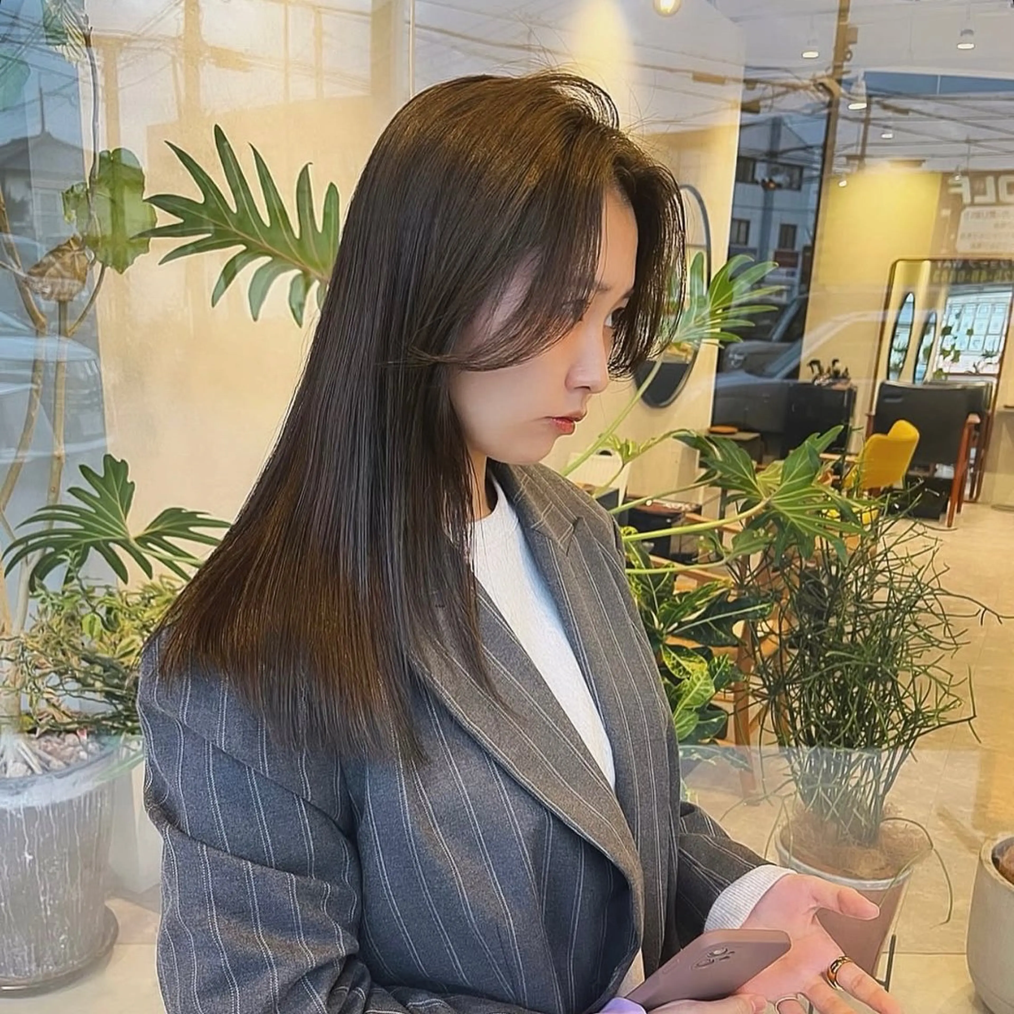 透明感カラー🫧 × 内部補修or保湿ができる3stepトリートメント✨🩷の写真