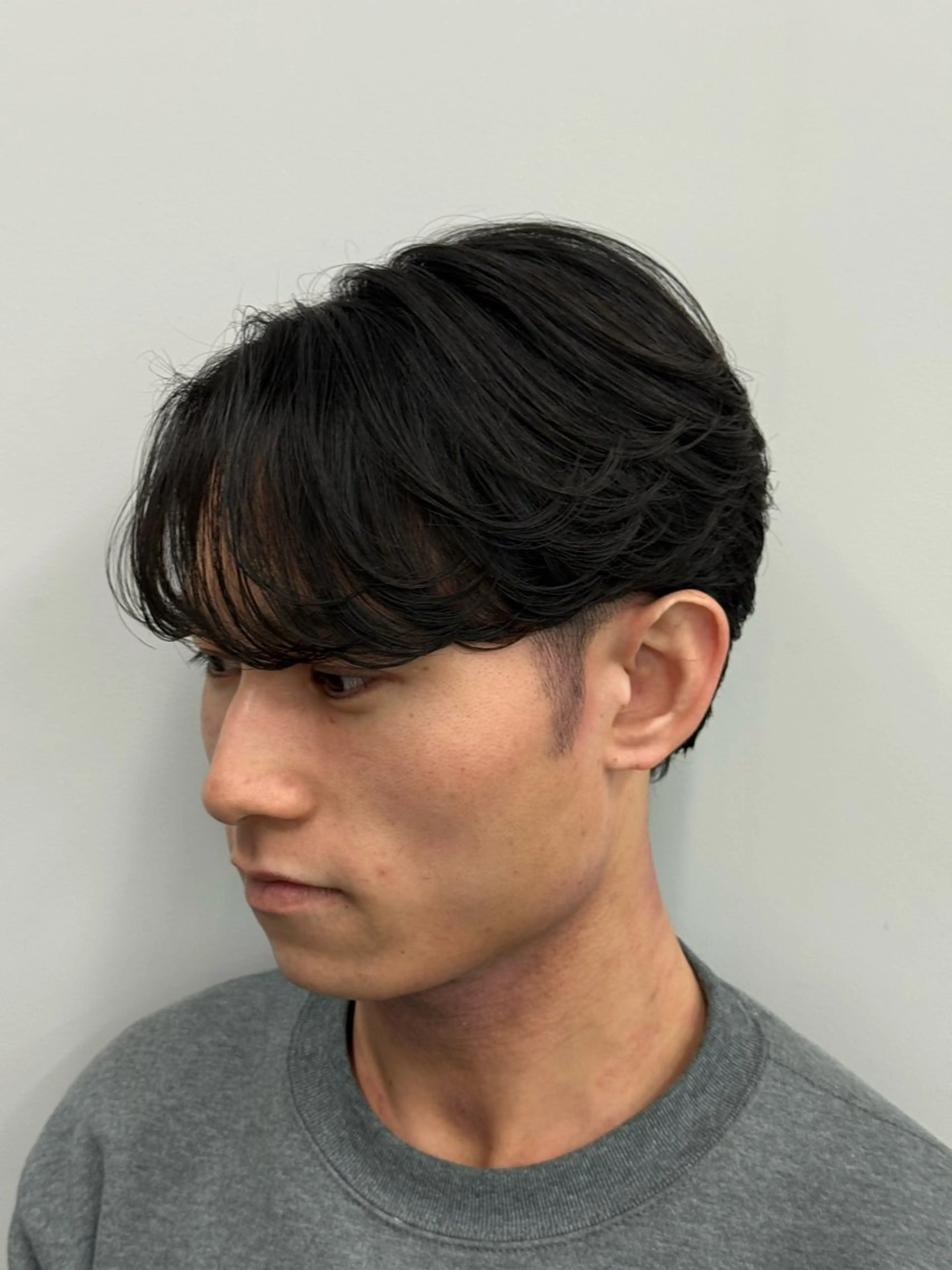 ショート パーマ メンズ センターパート 坂本響 メンズカット/パーマのヘアスタイル