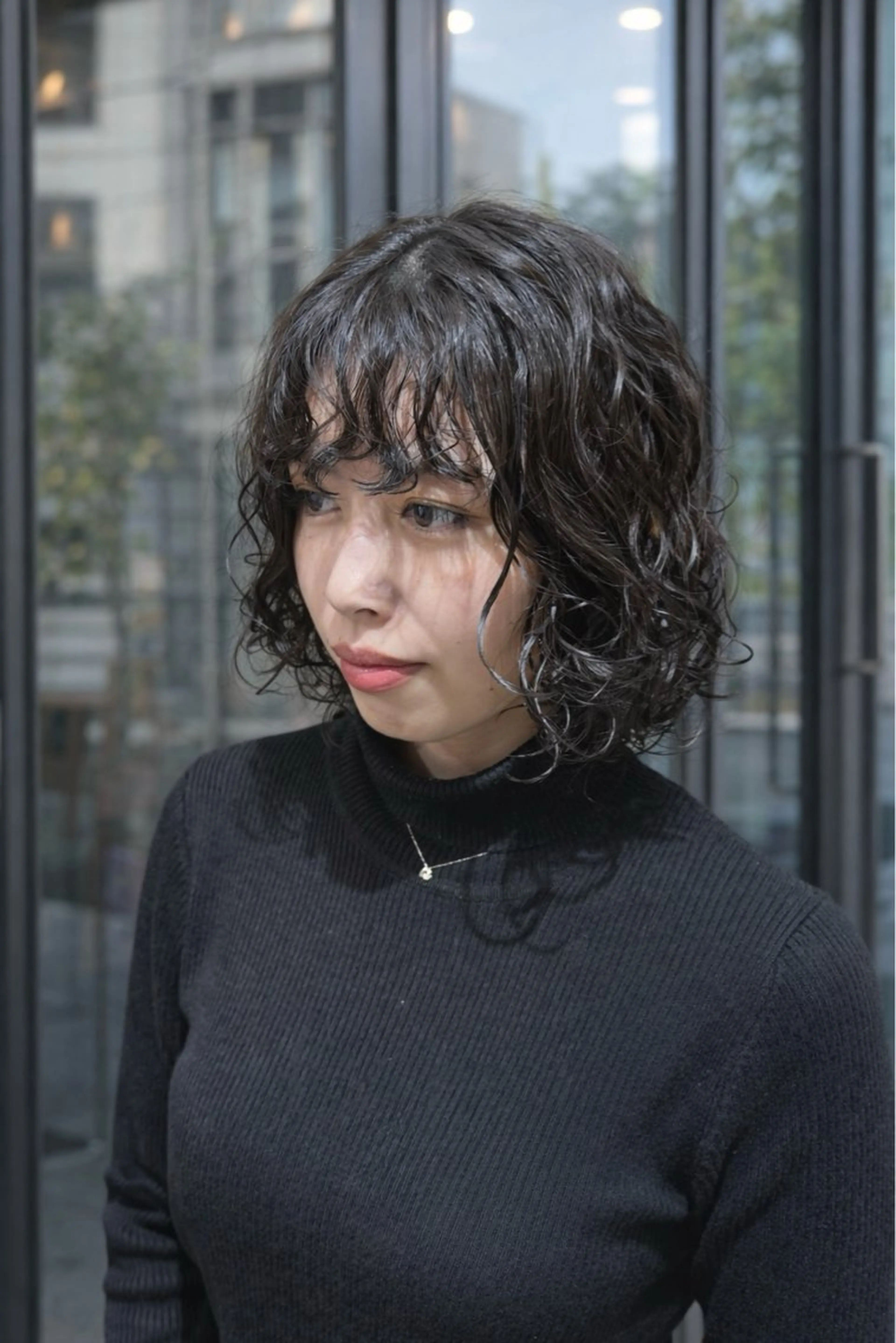 ミディアム パーマ ブリーチモデル✂︎ カラー特化✨ひかり/のヘアスタイル