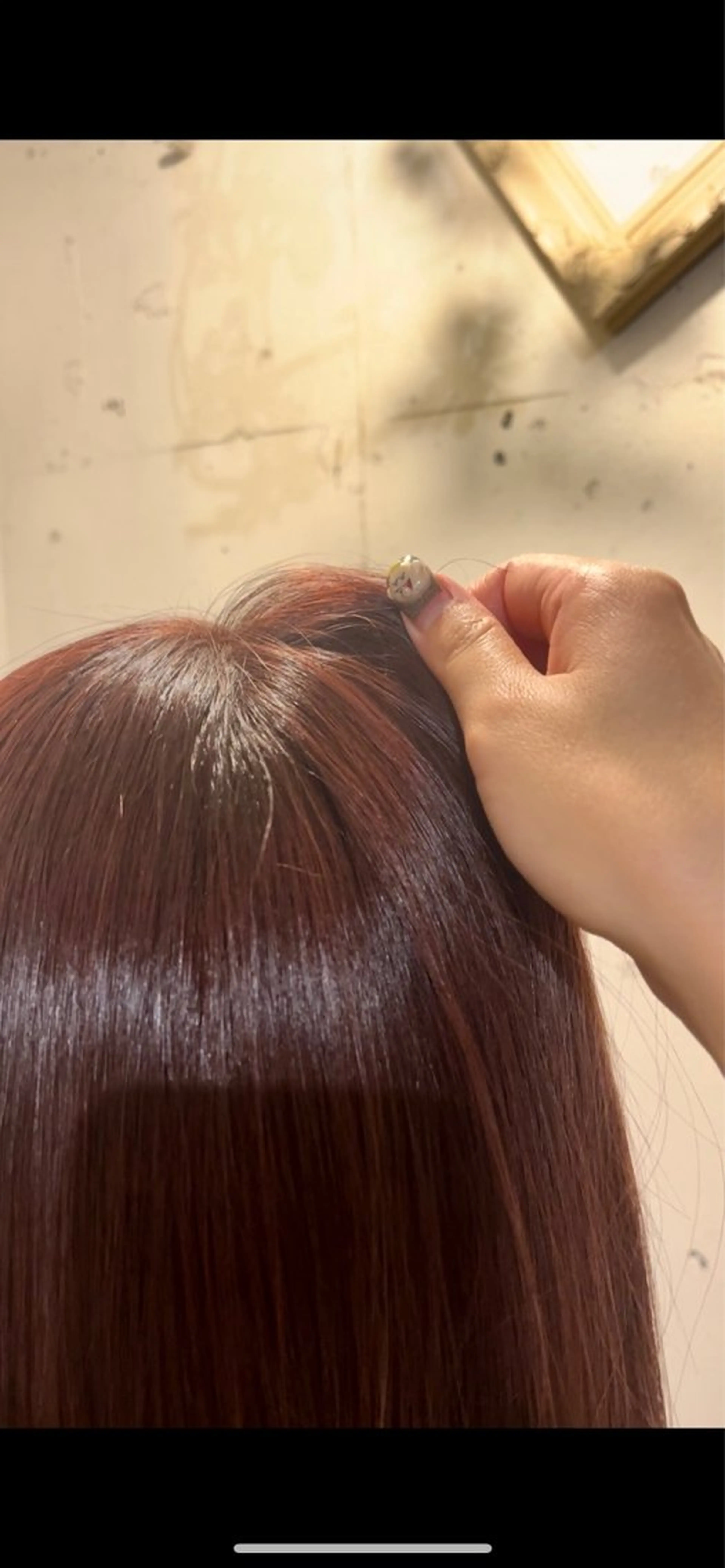 ショート レッドブラウン ヘアカラー さとう ちほみ🐼のヘアスタイル