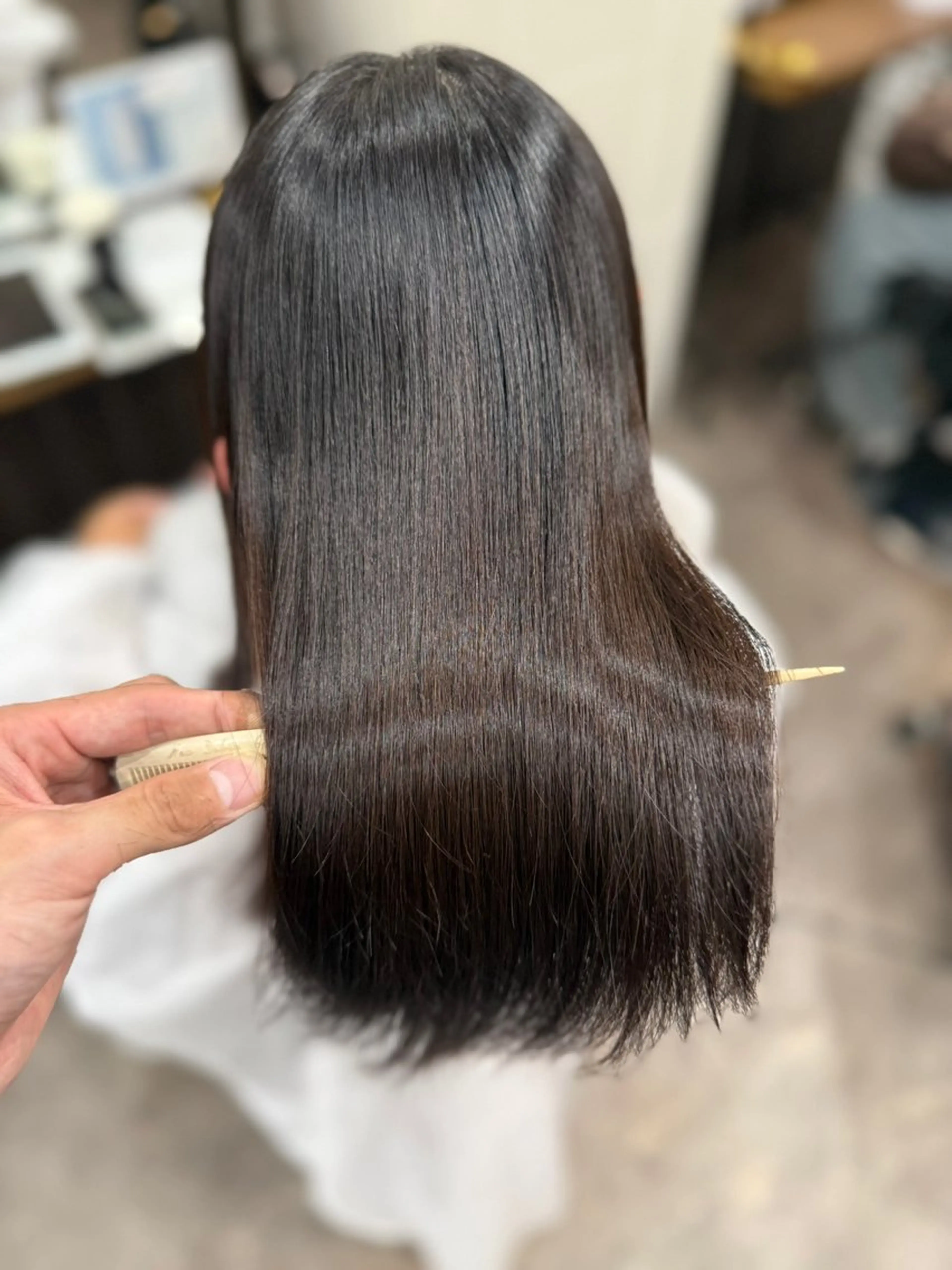 セミロング カット ヘアカラー 🔥艶髪矯正特化🔥 DAIKIのヘアスタイル