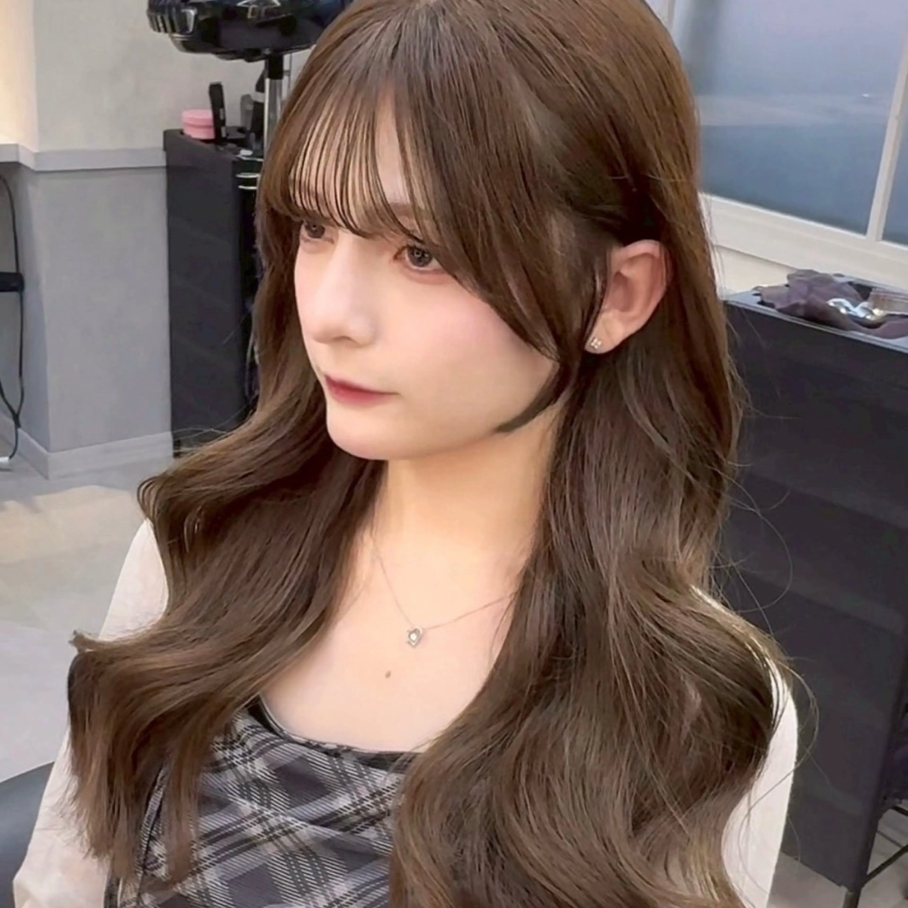 ロング 顔周りカット 池袋/韓国レイヤー /髪質改善🤍芹奈のヘアスタイル