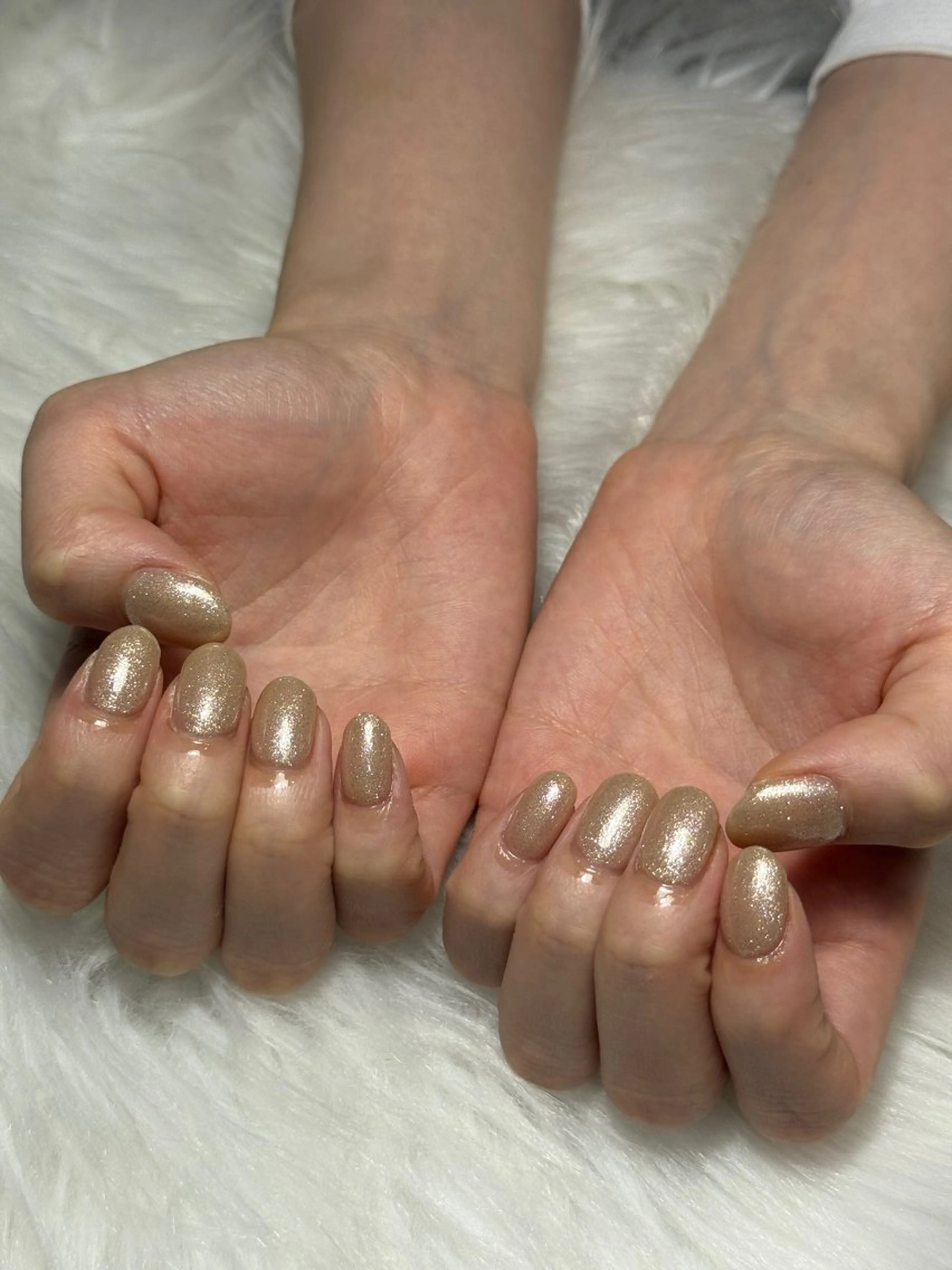 ネイル ワンカラーネイル Momoka 🍑🎀のネイルデザイン