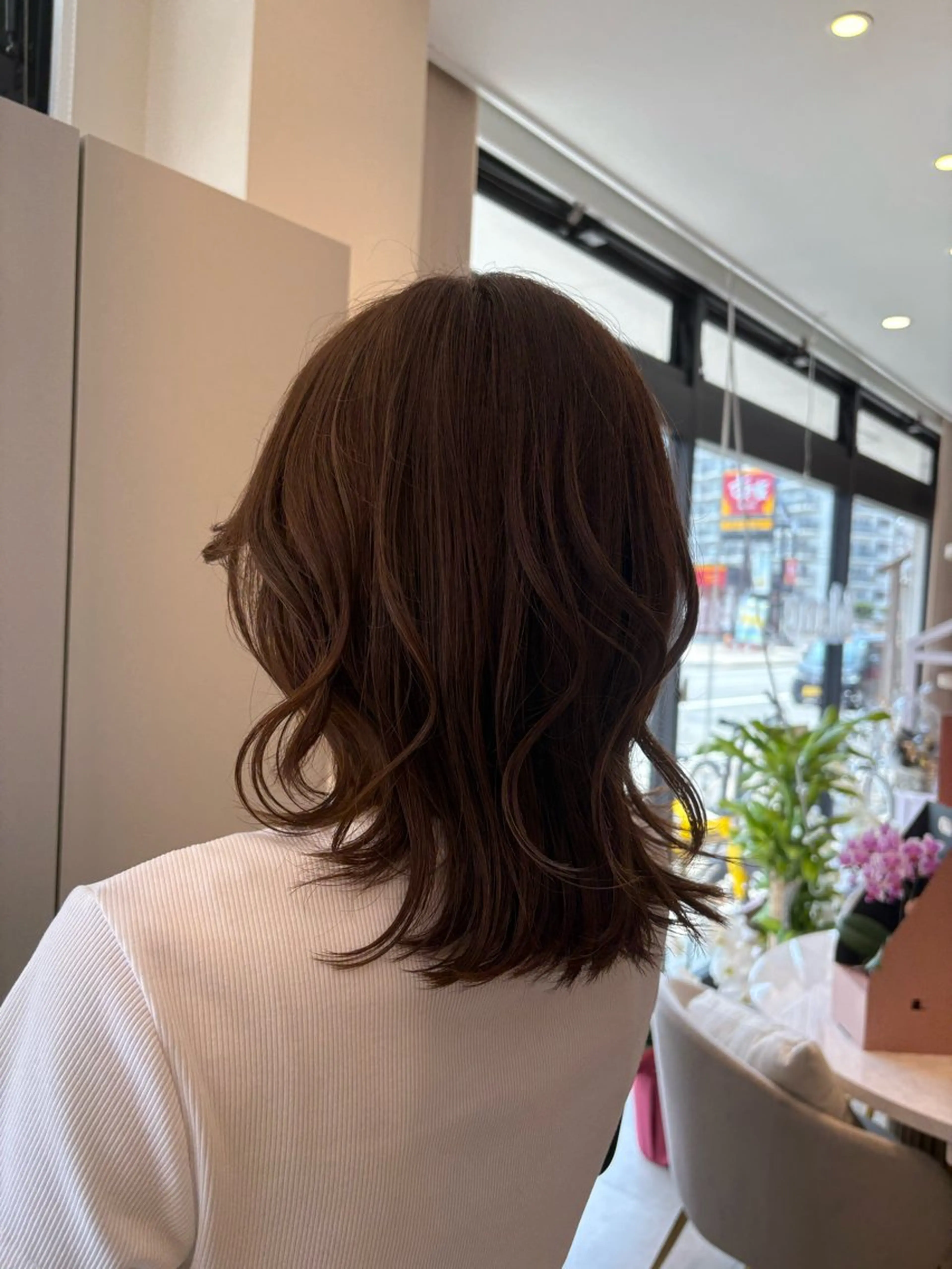 ミディアム カラー ブラウンカラー マロンブラウン カット ヘアカラー レイヤー/透明感/髪 質改善/メンズ/佐藤のヘアスタイル