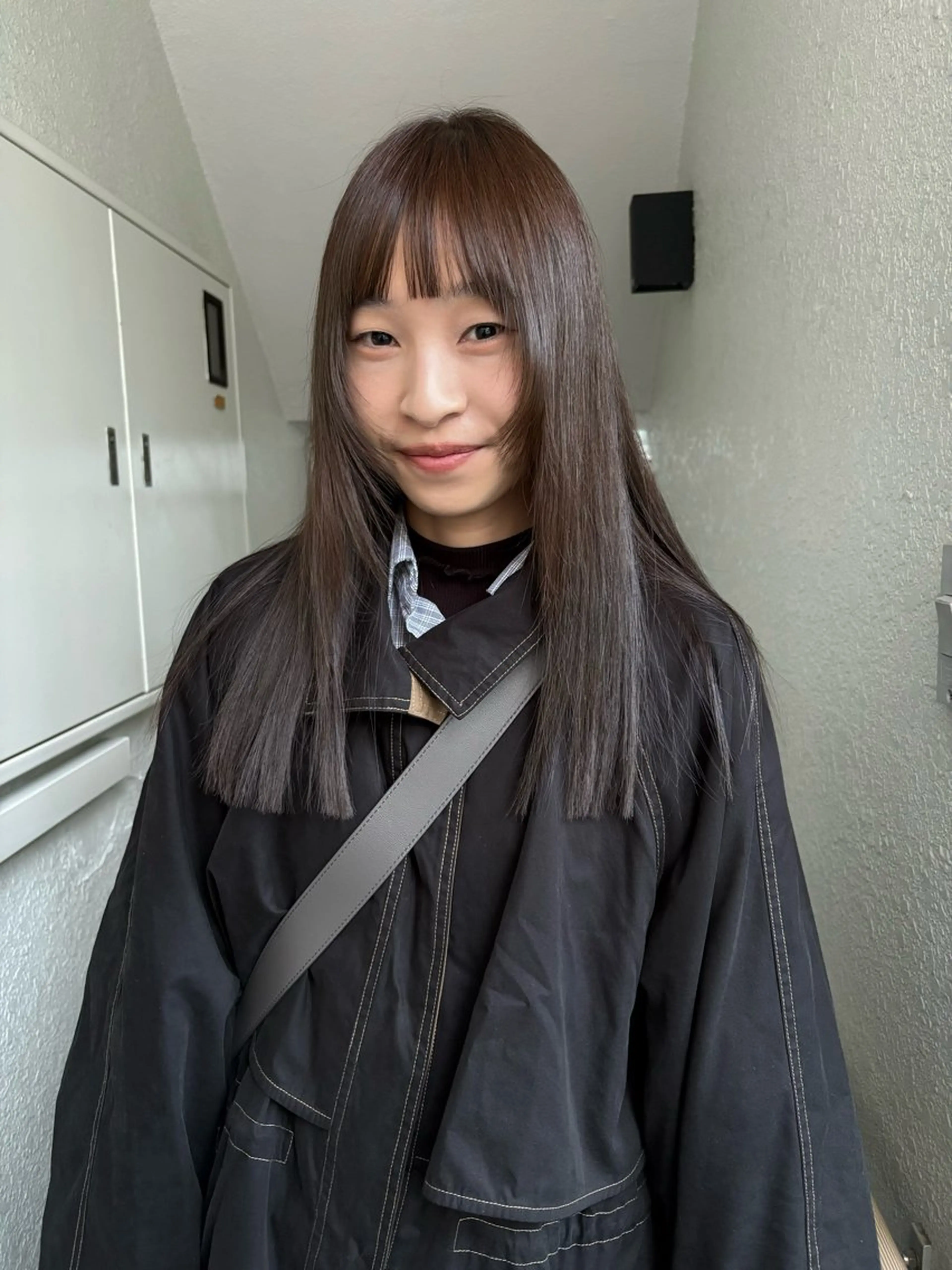 ロング カラー カット ヘアカラー レイヤーカット🍏 パーマ/ののかのヘアスタイル