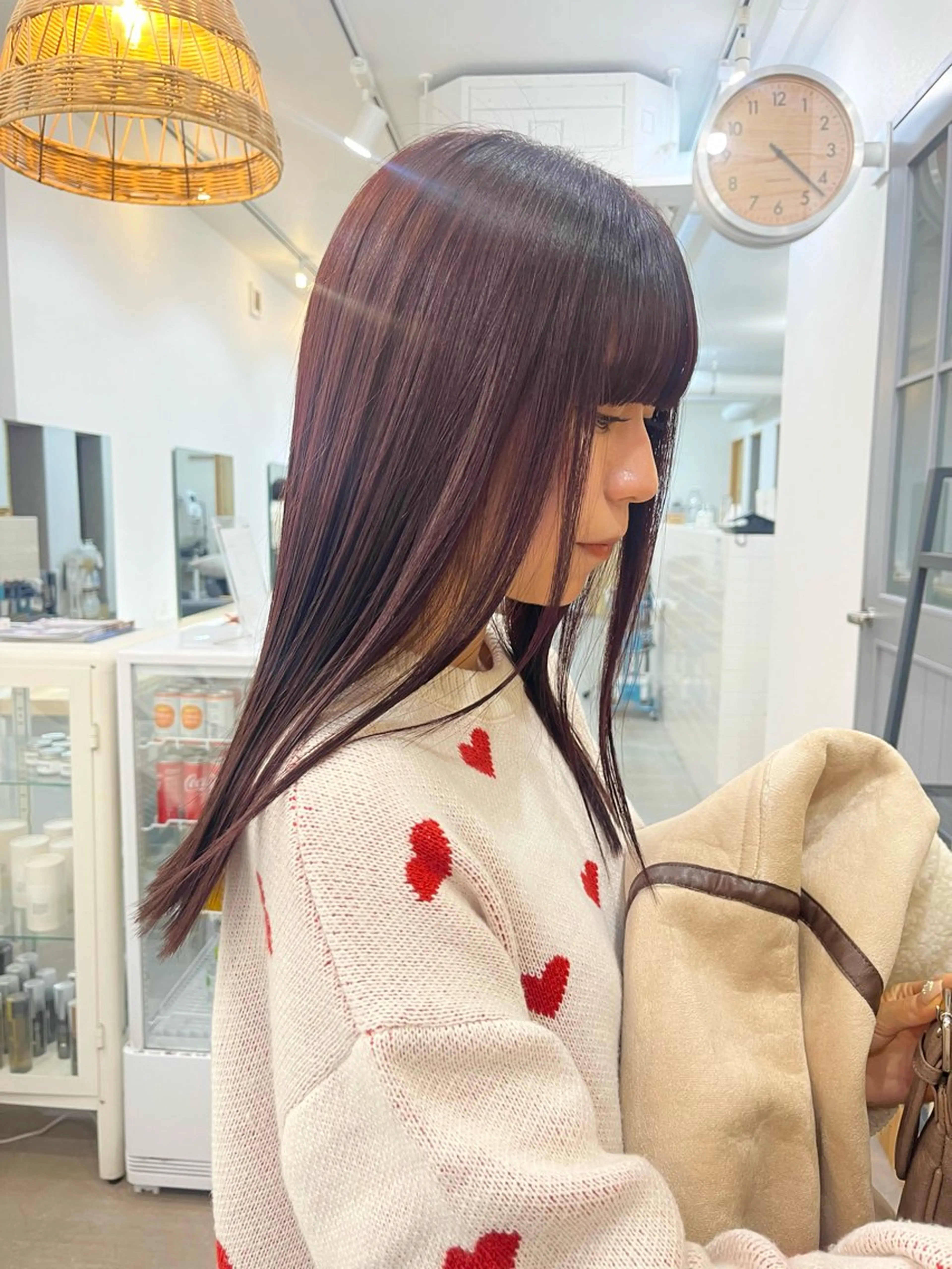 ロング カラー カット ヘアカラー トリートメント 🌼sunc HINAMI🌼のヘアスタイル