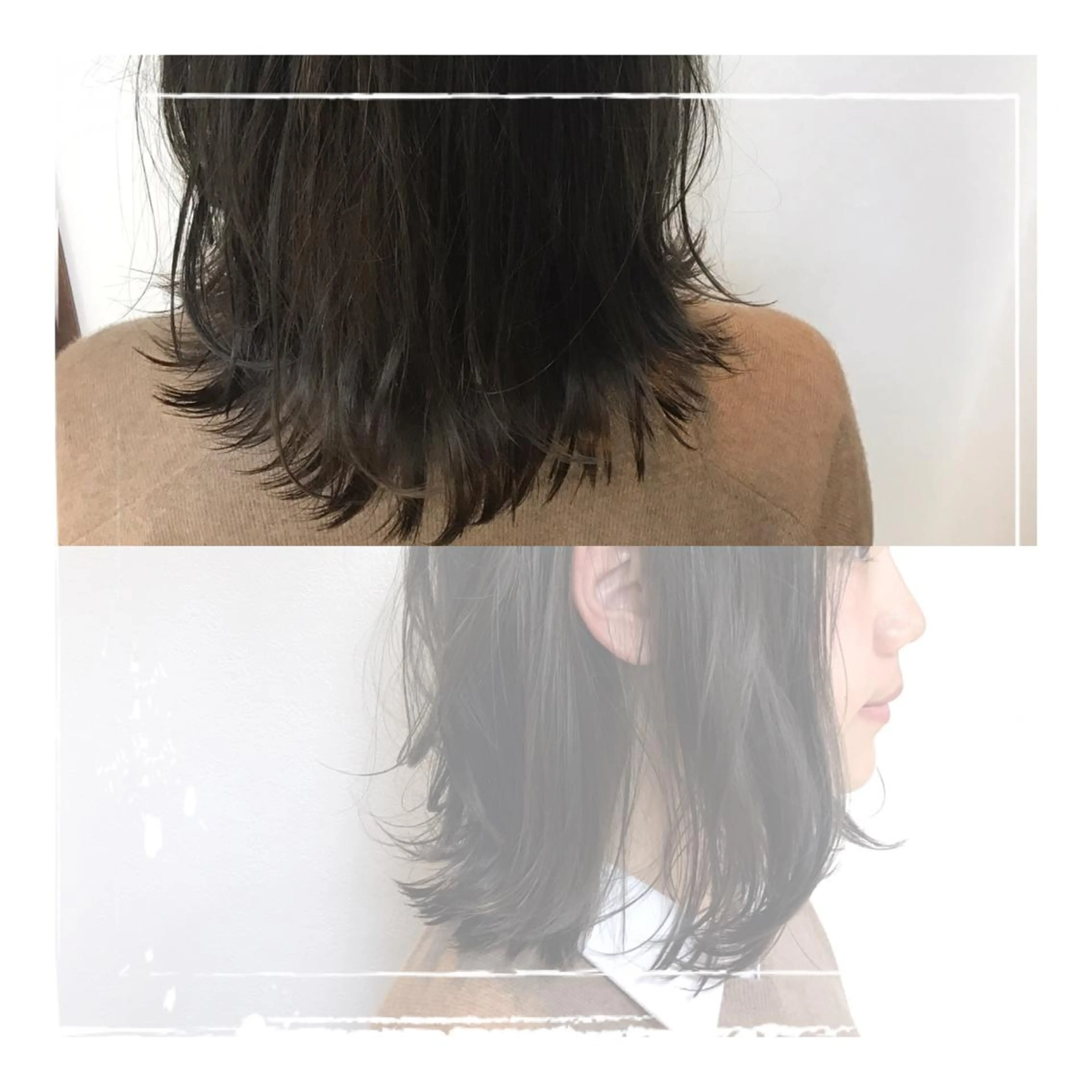 ミディアム カラー ヘアアレンジ ブリーチ 透明感カラー スズキ シオリのヘアスタイル