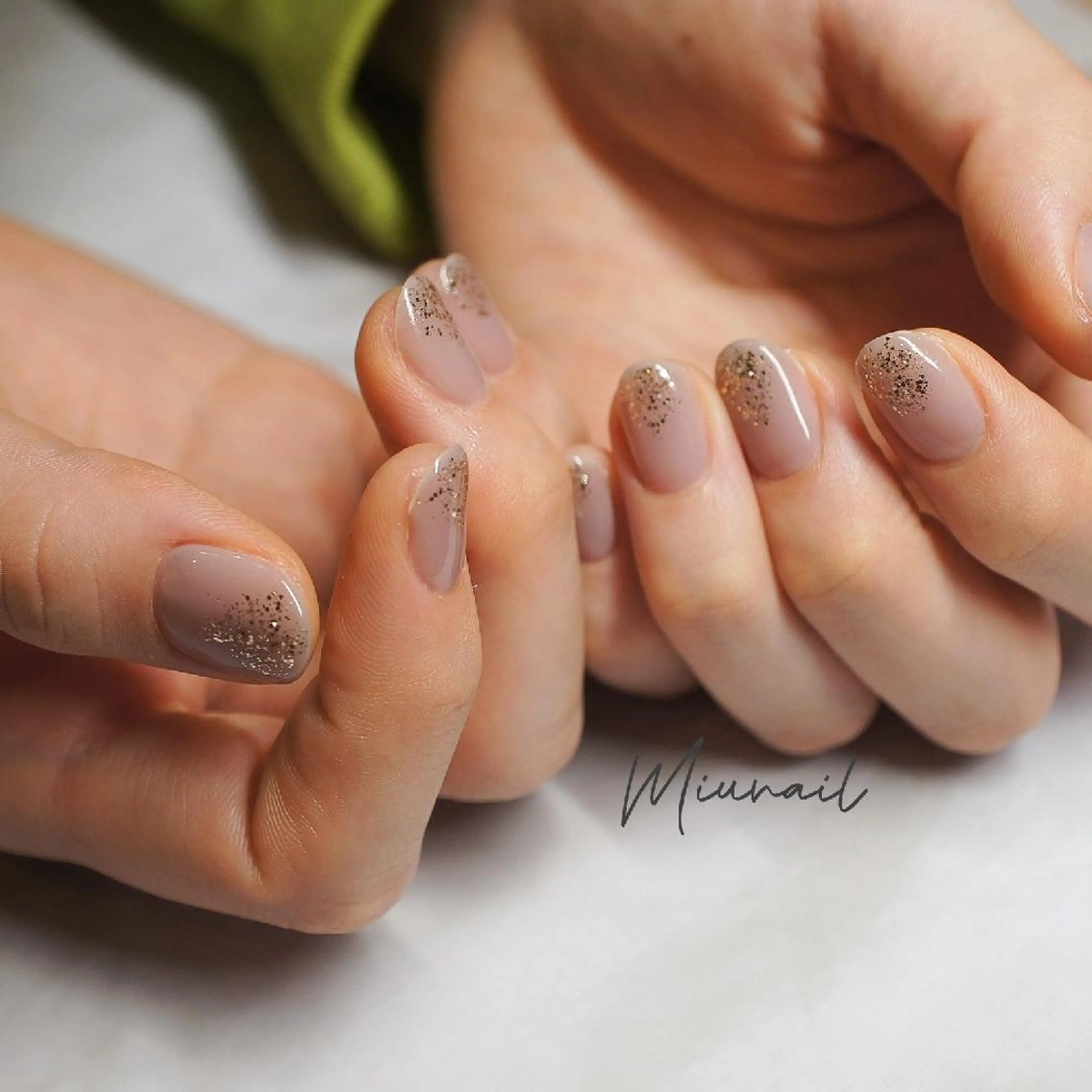 ネイル ラメ(グリッター) ハンドネイル MIU Nail所属・MIU nailのネイルデザイン