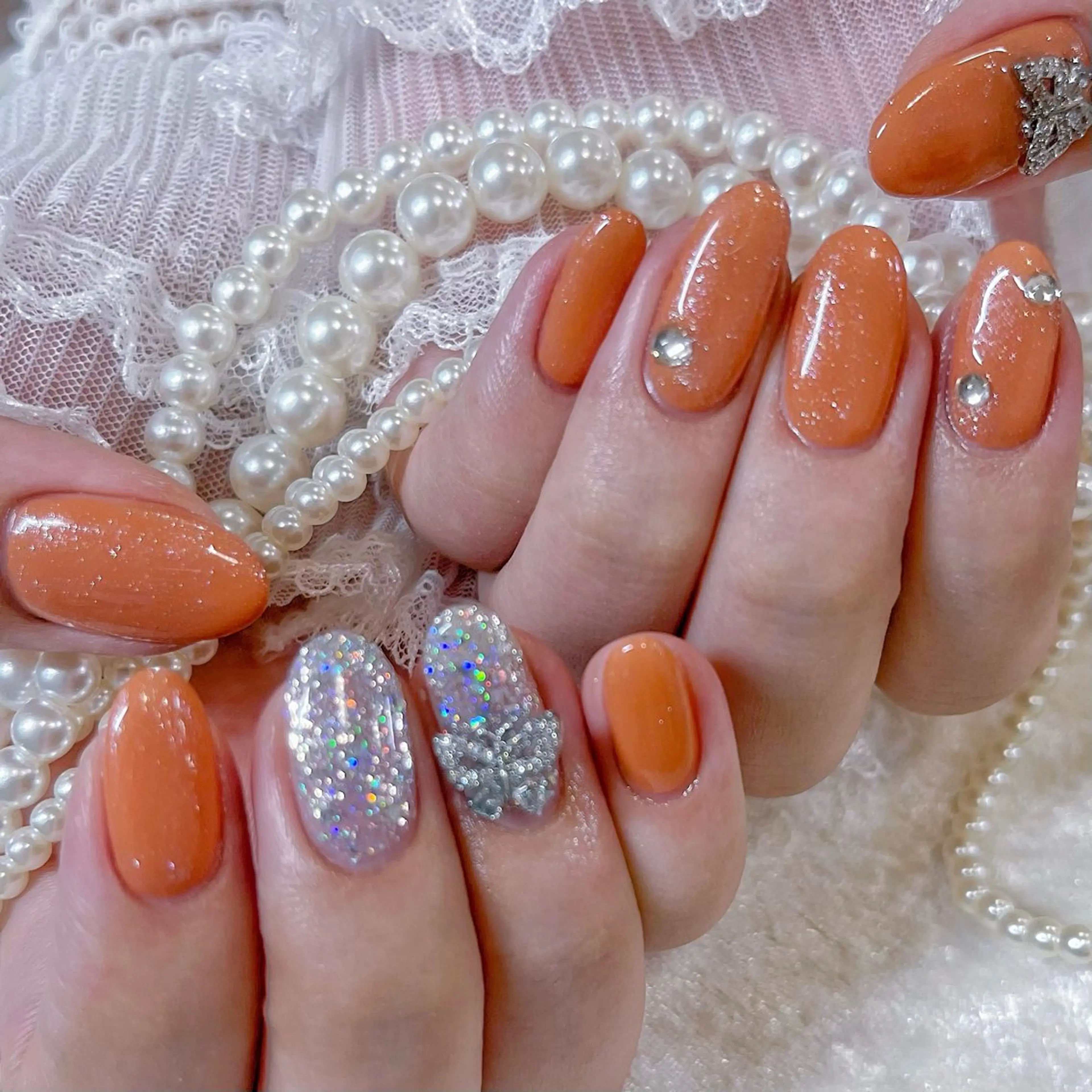 ネイル ハンドネイル Maya 🧊🫧‪のネイルデザイン