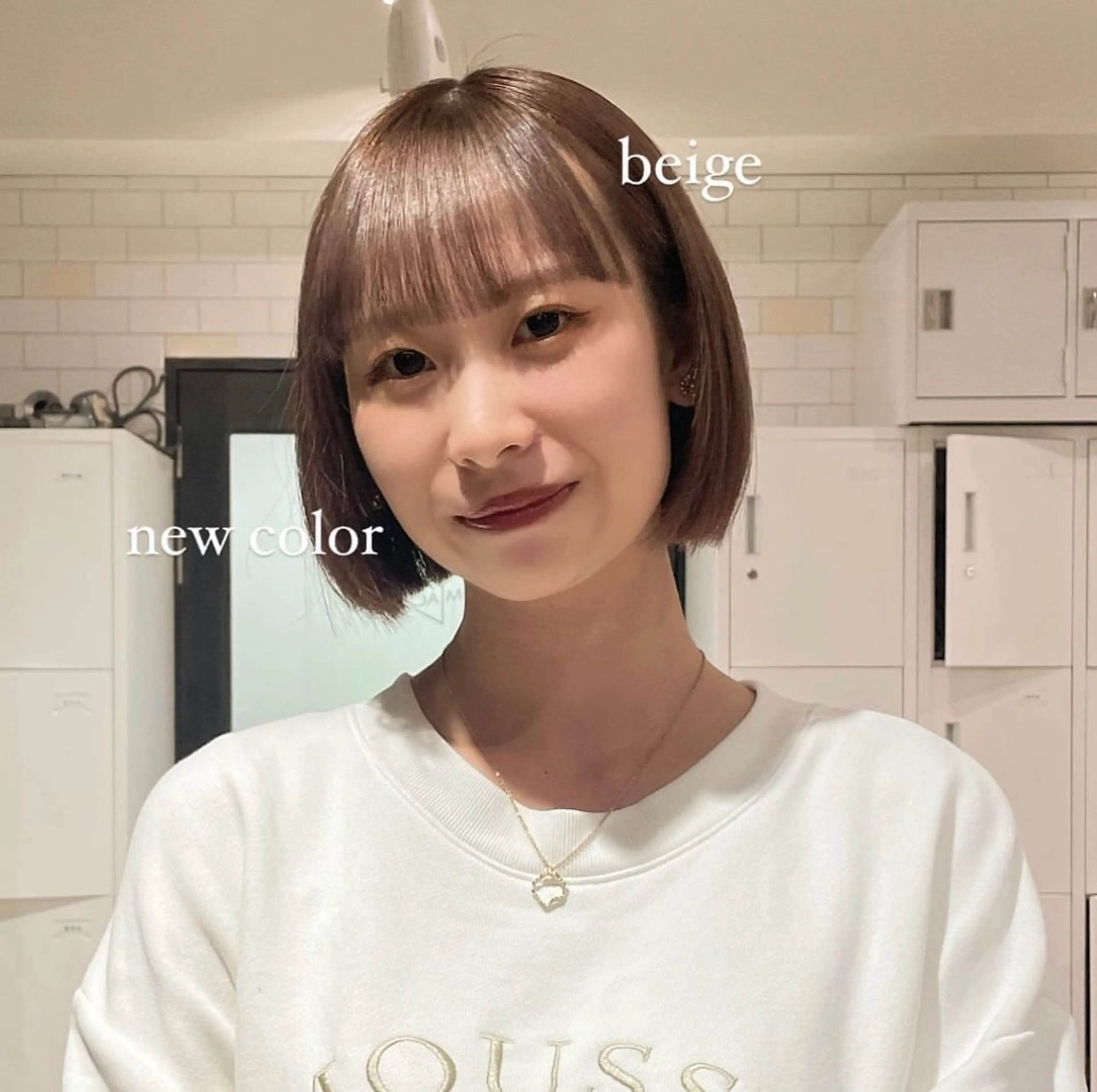 カラー Haruka 🎀暖色カラーのヘアスタイル