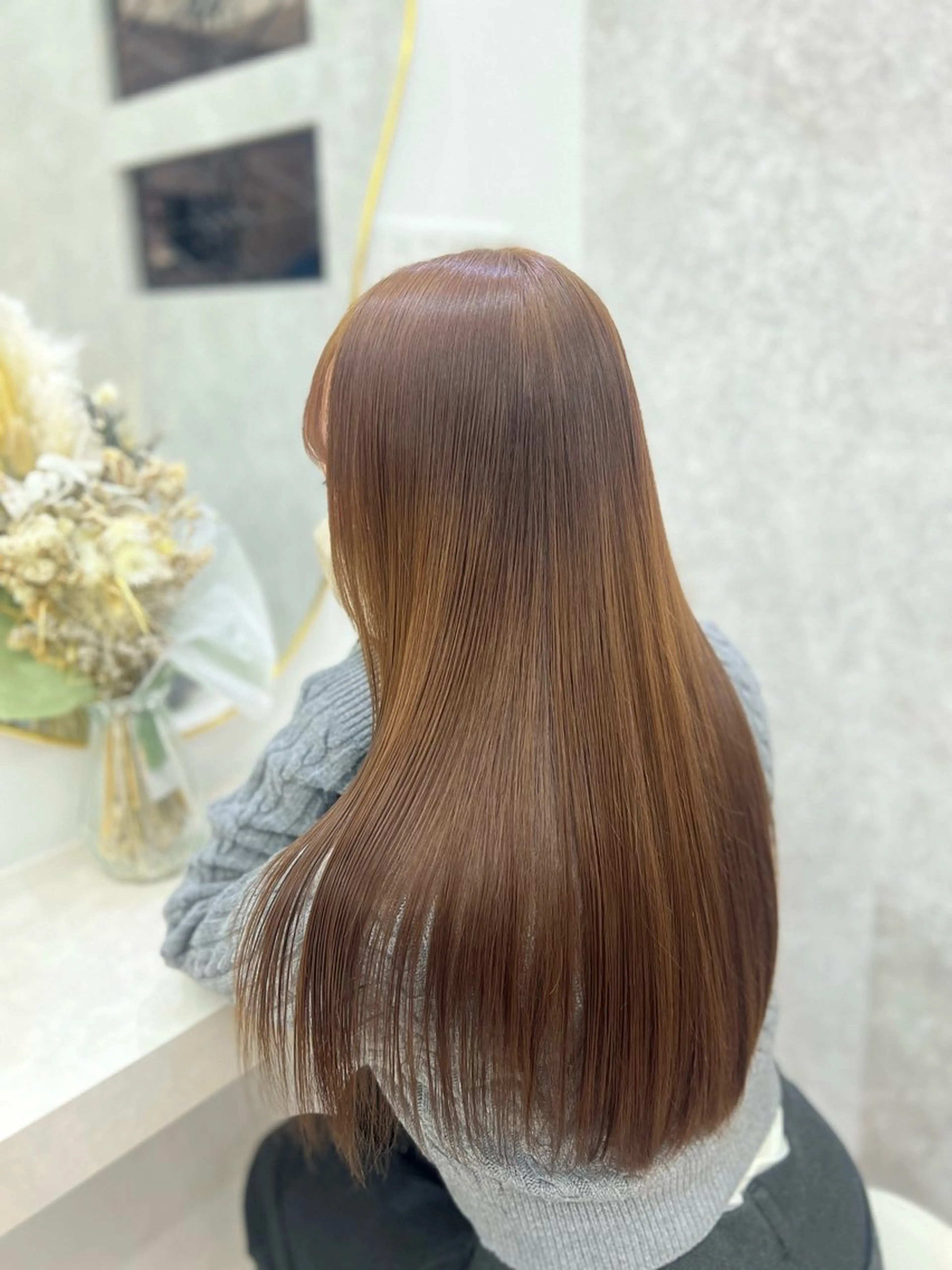 ロング カット ヘアカラー 💓Yuri💓 ハイトーン/デザインのヘアスタイル