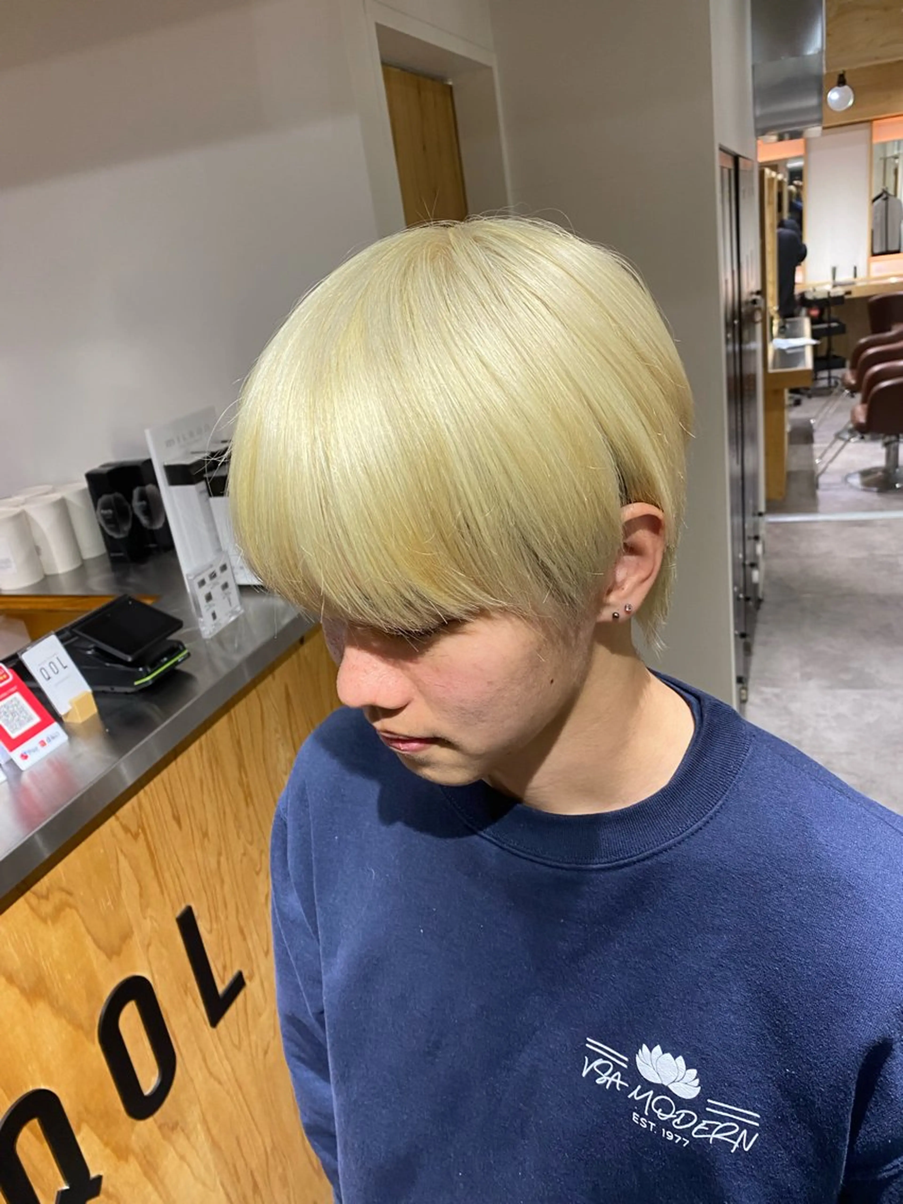 カラー メンズ カット ヘアカラー メンズブリーチカラー /パーマ ごーた立川のヘアスタイル