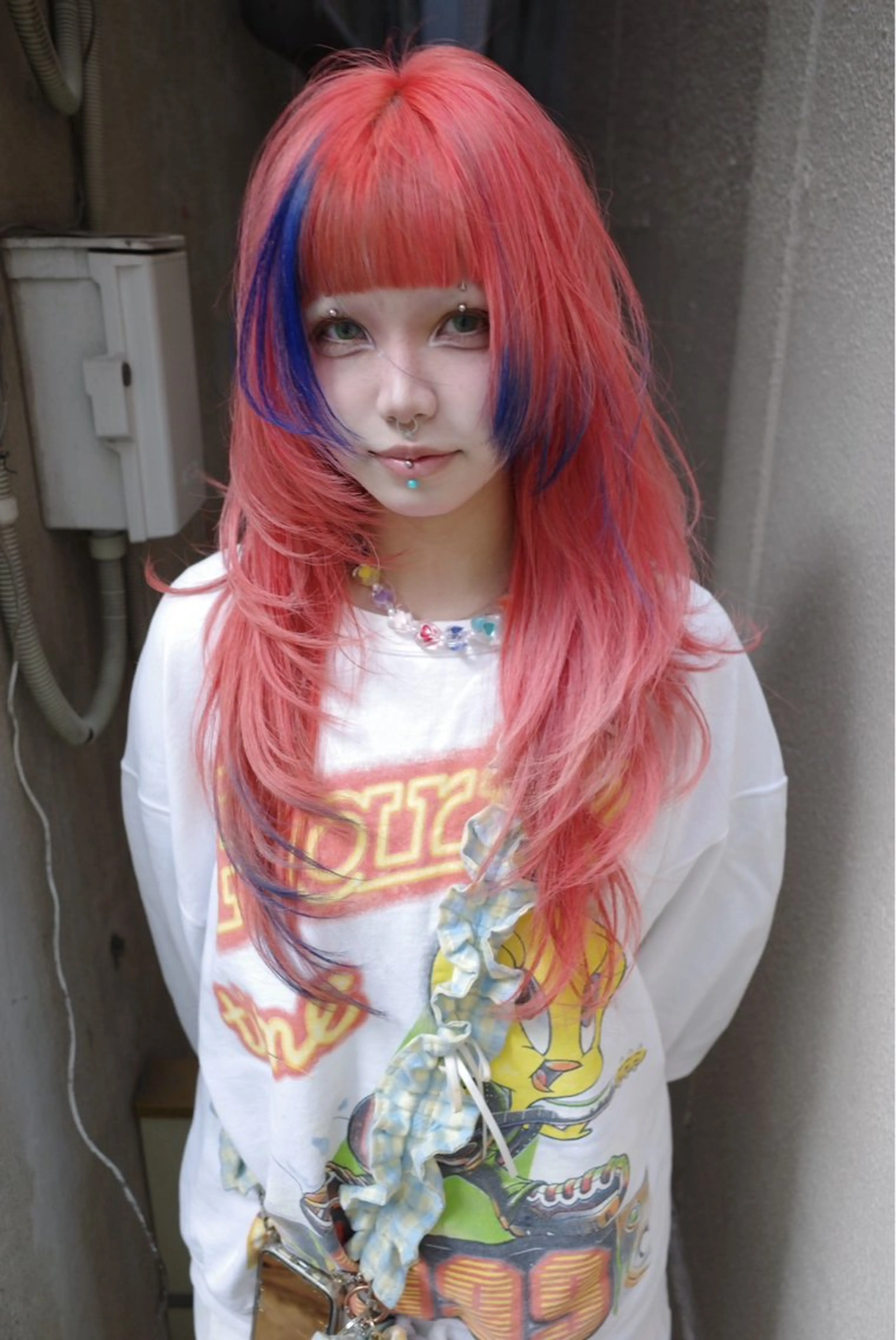 ロング カラー 原宿ハイトーン ᕷ*.°/aimuのヘアスタイル