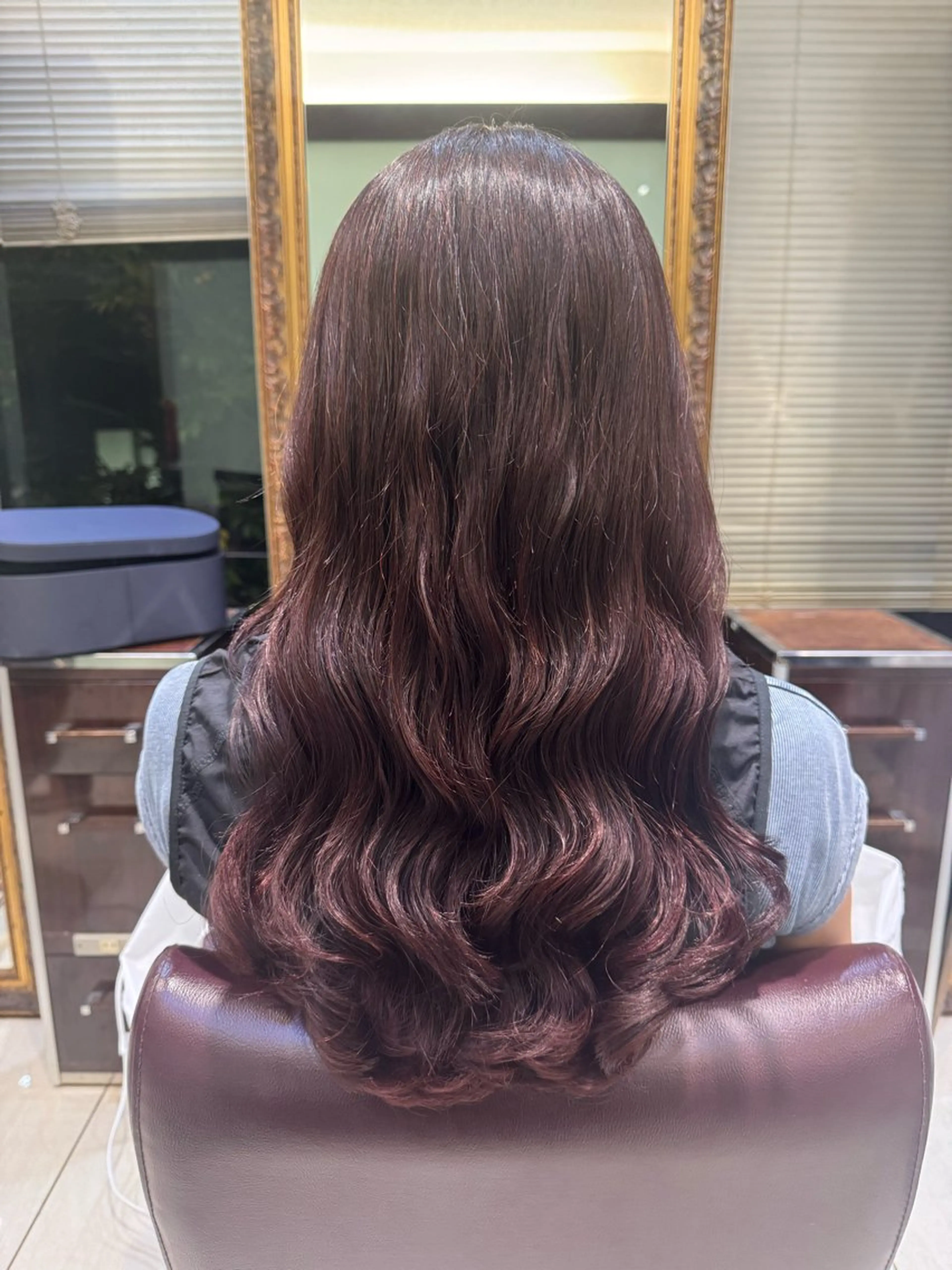 セミロング 大人可愛い♡コテ巻き パーマ🌼杉田 萌恵のヘアスタイル