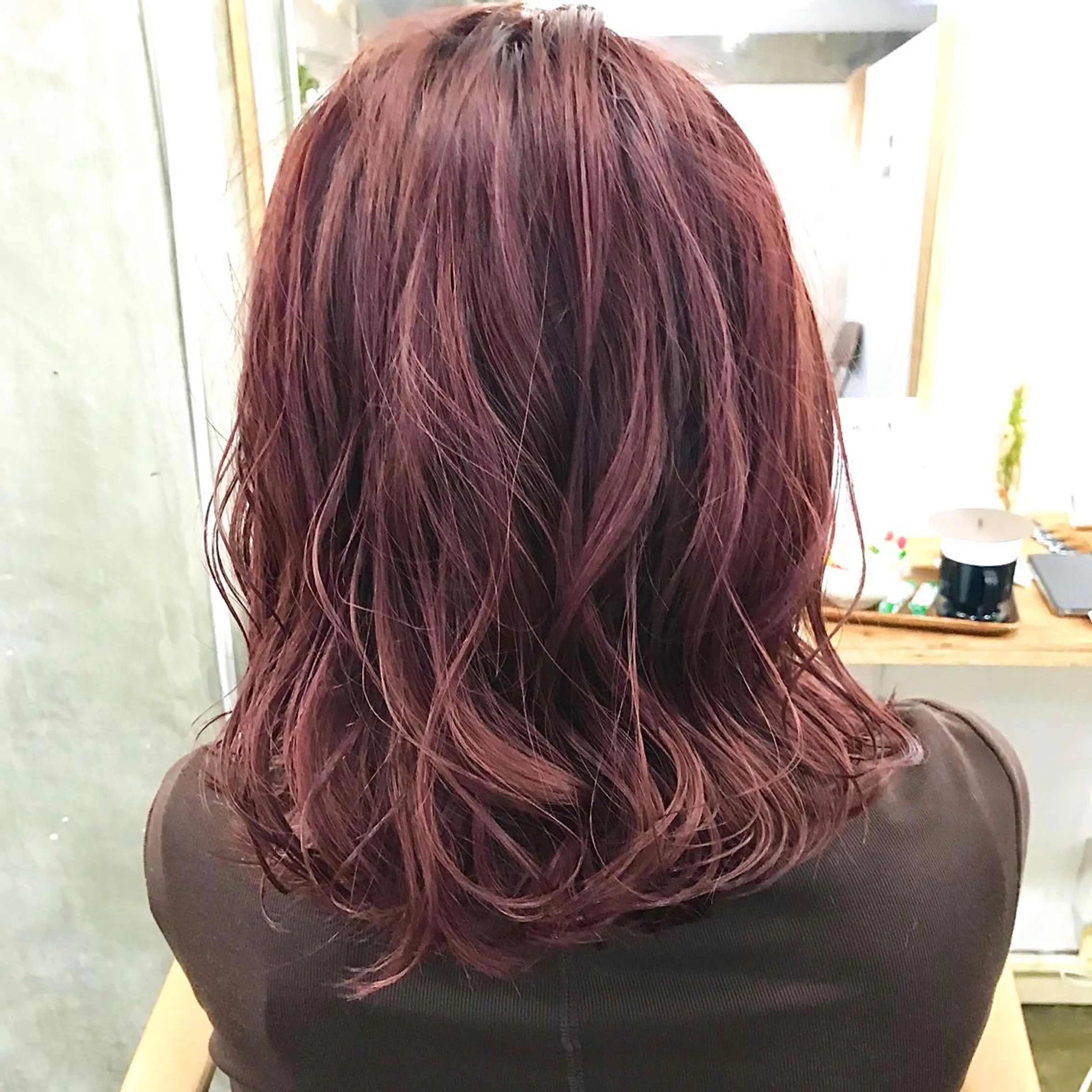 ミディアム カラー ヘアカラー トリートメント 💎髪質改善💎 デザイナーshinのヘアスタイル