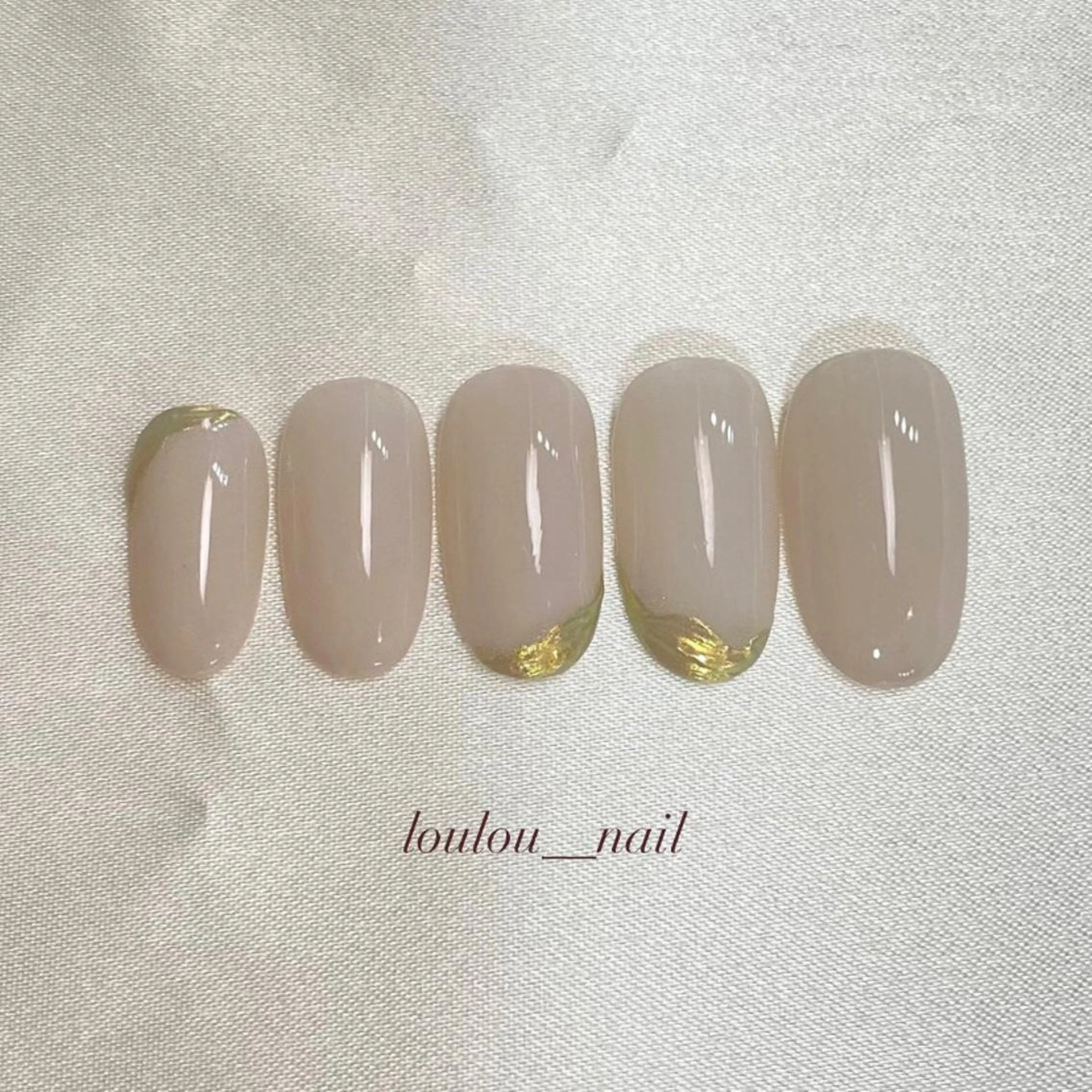 ネイル オフィスネイル シンプルネイル loulou   _nail所属・葛西 知佳のネイルデザイン