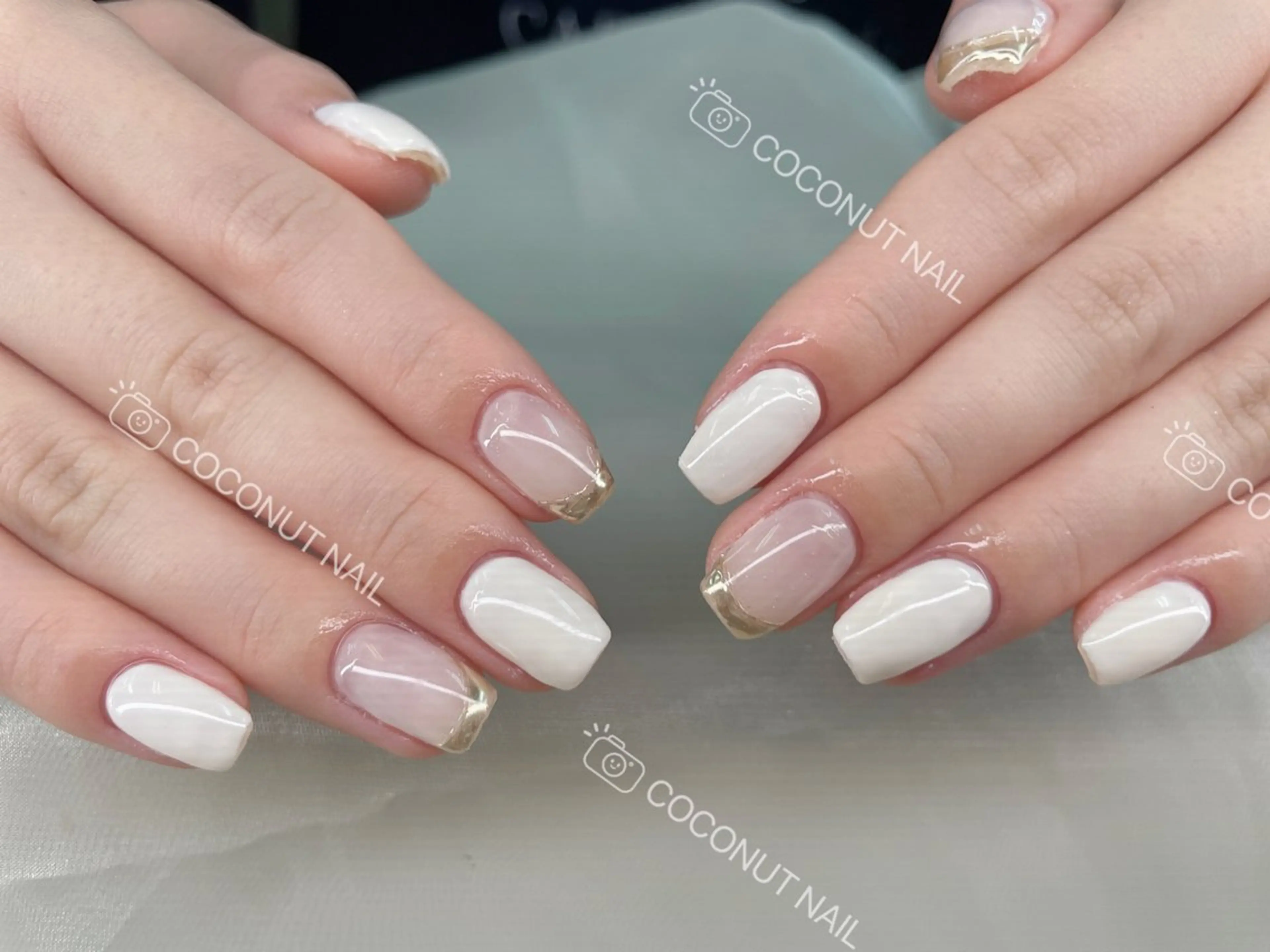 ネイル ハンドネイル 神田 ココナッツのネイルデザイン