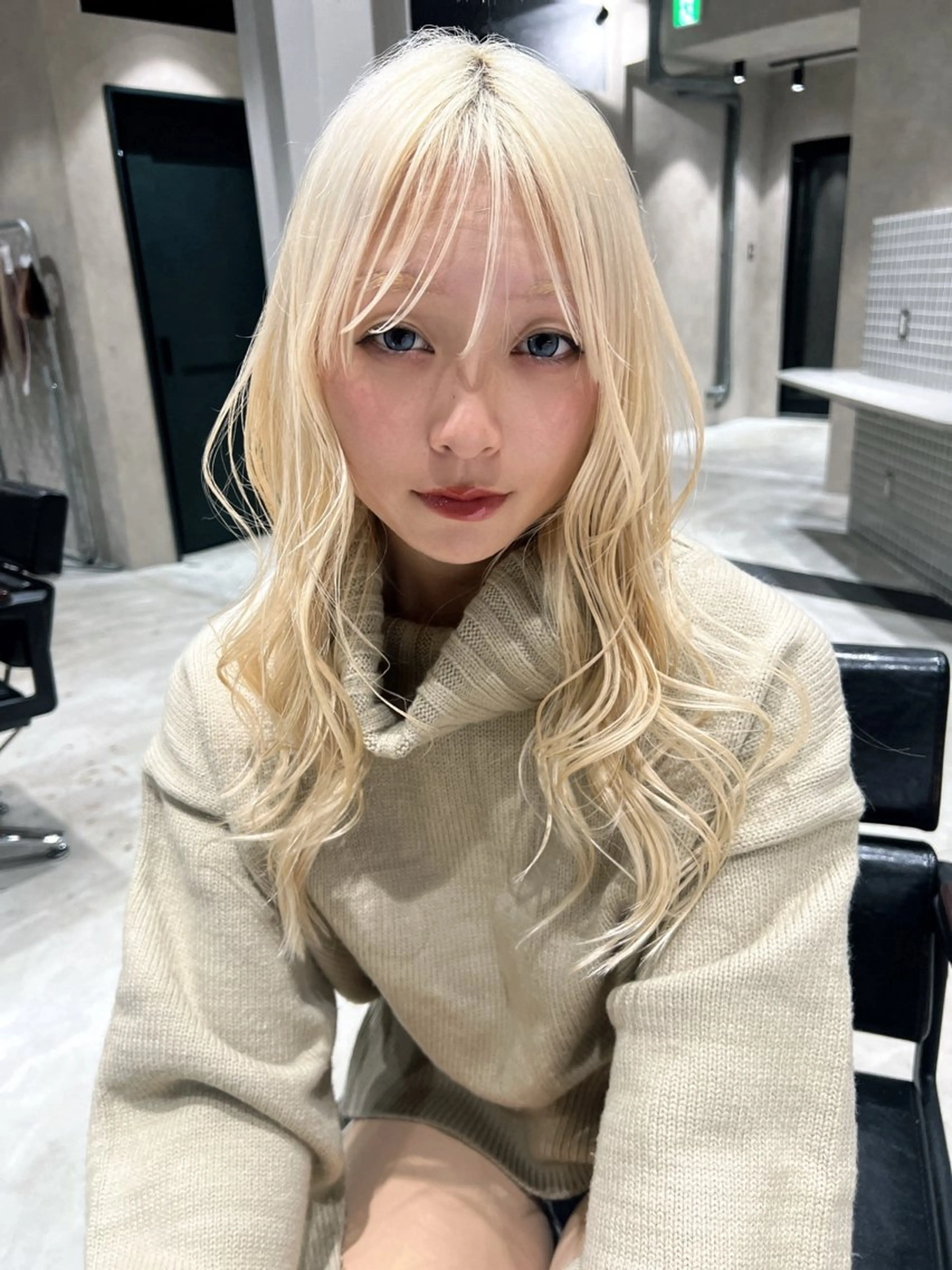 カラー 🖤複雑履歴ブリーチ Mizuki 🖤のヘアスタイル