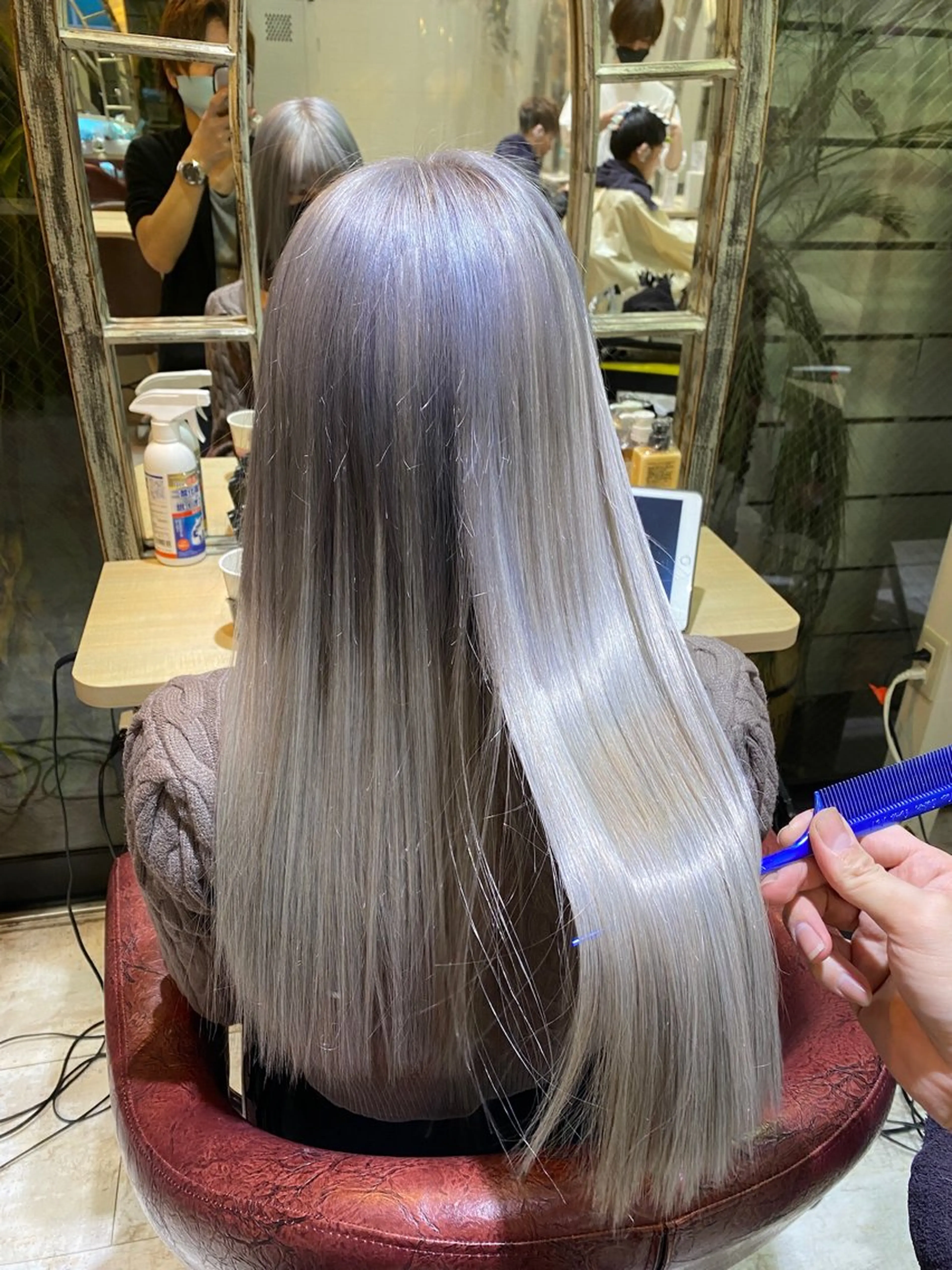 ロング カラー ‼️最新ハネエクステ 原宿のヘアスタイル