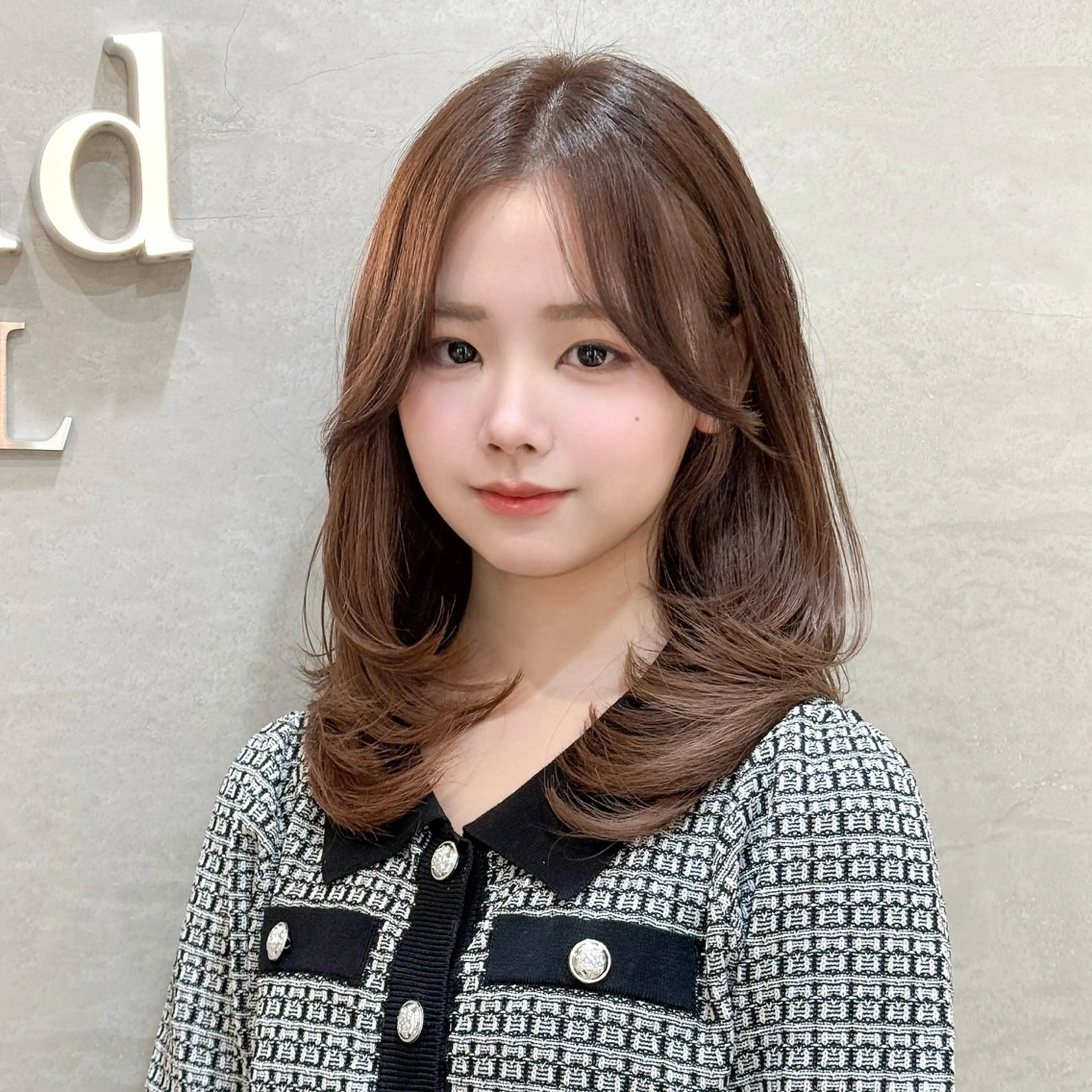 セミロング カット ヘアカラー トリートメント レイヤー/ハッシュ/ ボブ/縮毛/内藤康太のヘアスタイル