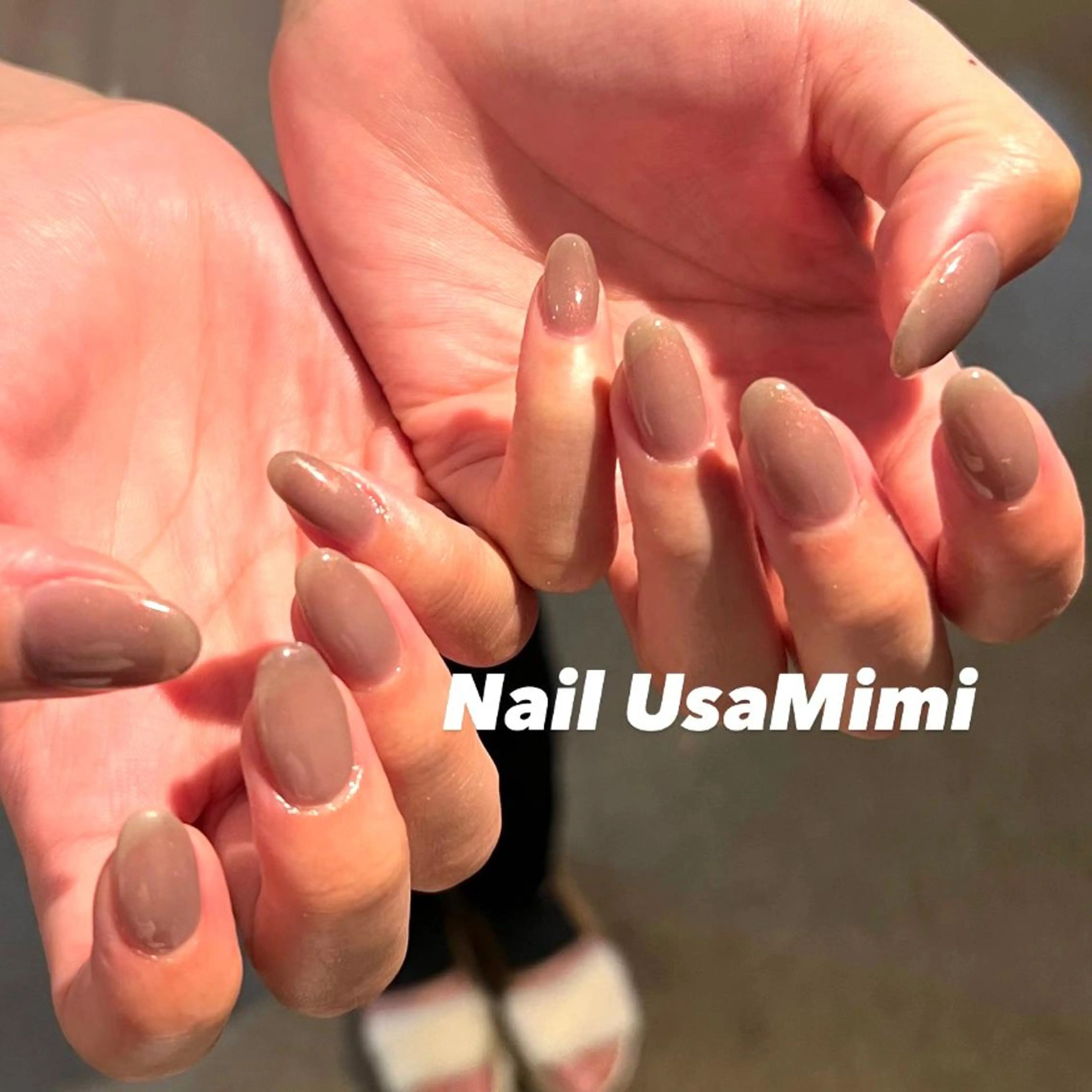 ネイル フットネイル ジェルネイル キラキラネイル マグネットネイル 持ち込み 本町ネイルNail UsaMimiのネイルデザイン