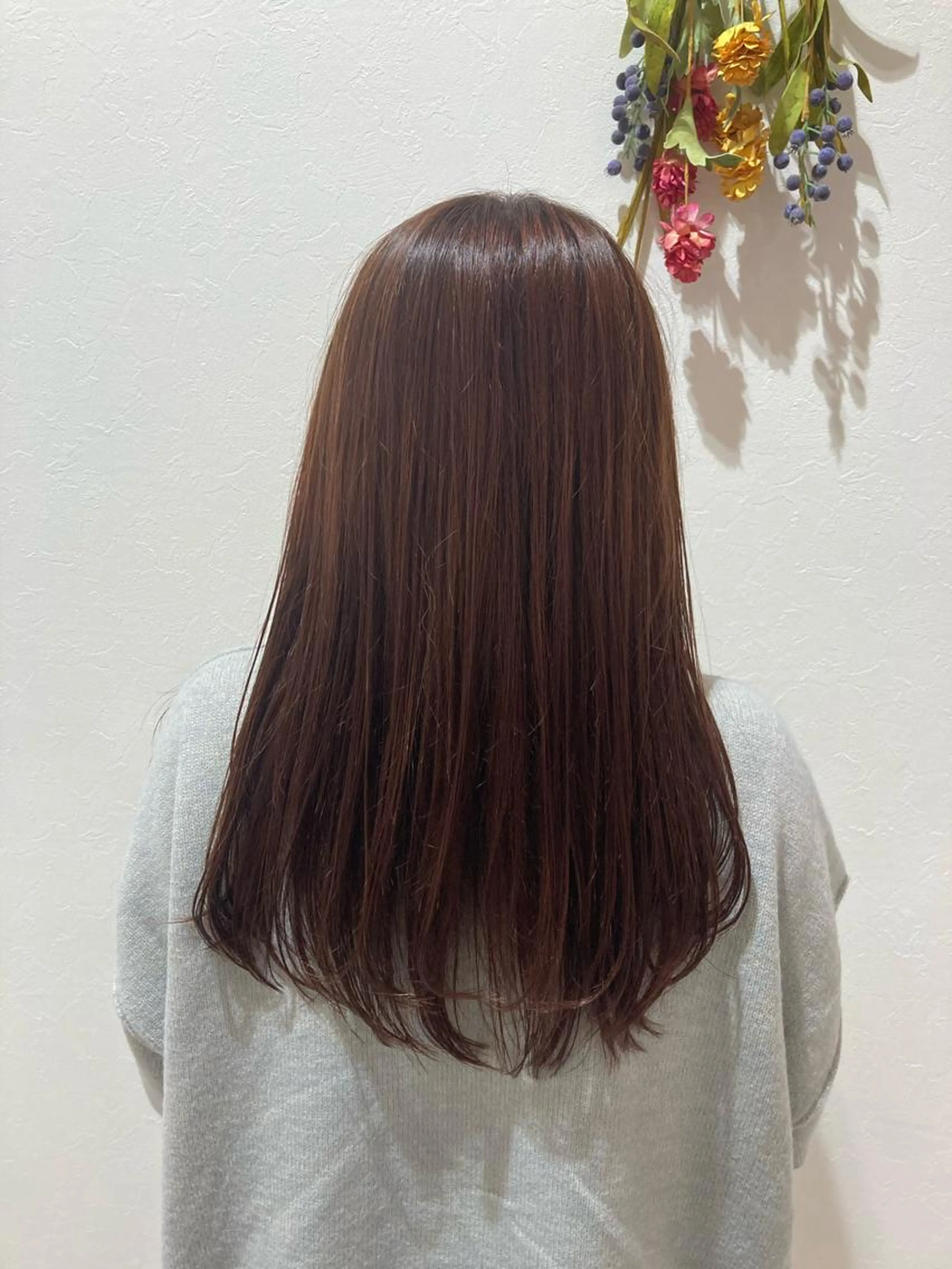 🌼【人気No.1しっかりケア 】🌼　　　　　　　　　　　　　　　　　　　カット+艶カラー+髪質改善トリートメントの写真