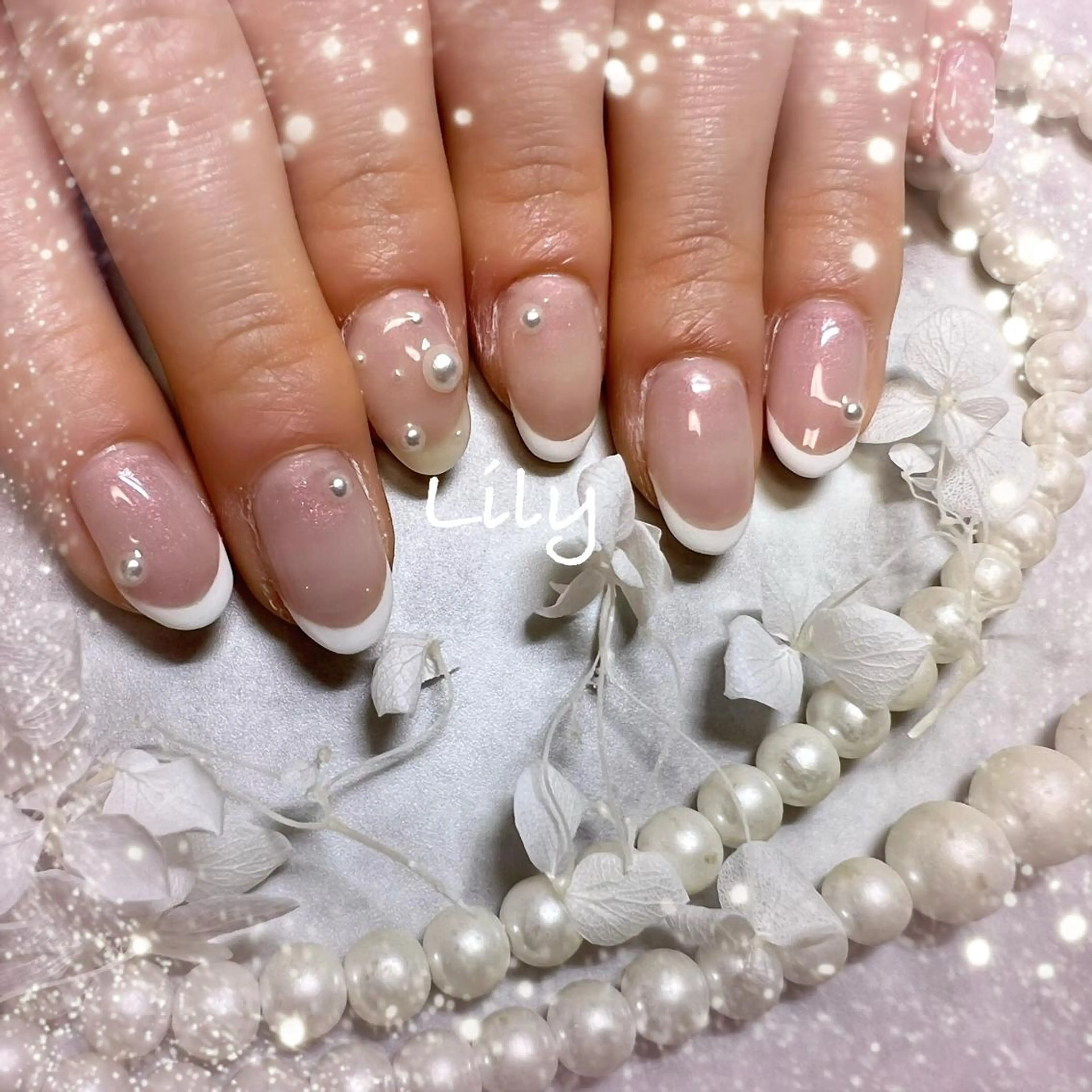 ネイル ハンドネイル Lily*nail 🌻Mii🌻のネイルデザイン