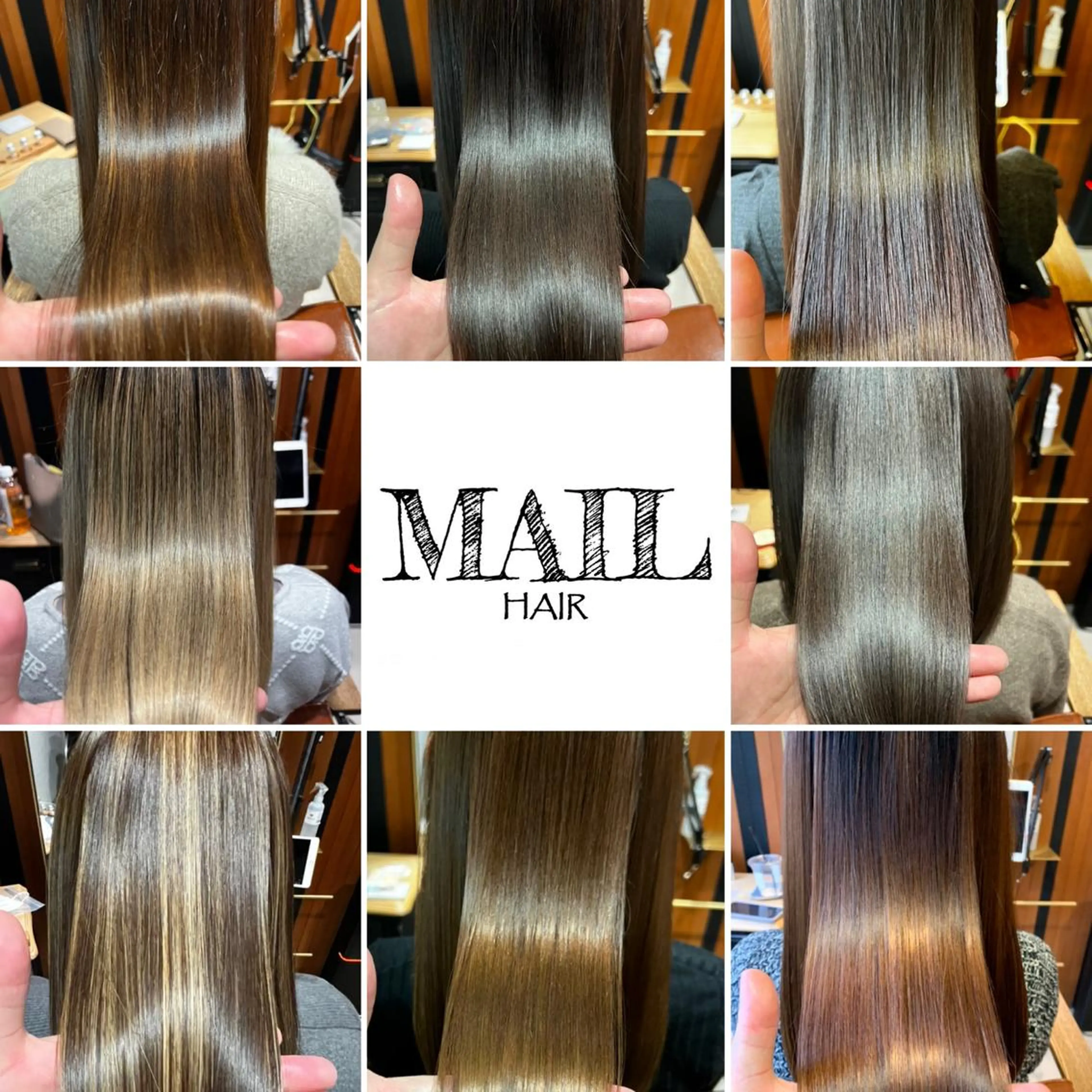 ロング 髪質改善 縮毛矯正&髪質改善 MAILHAIRのヘアスタイル