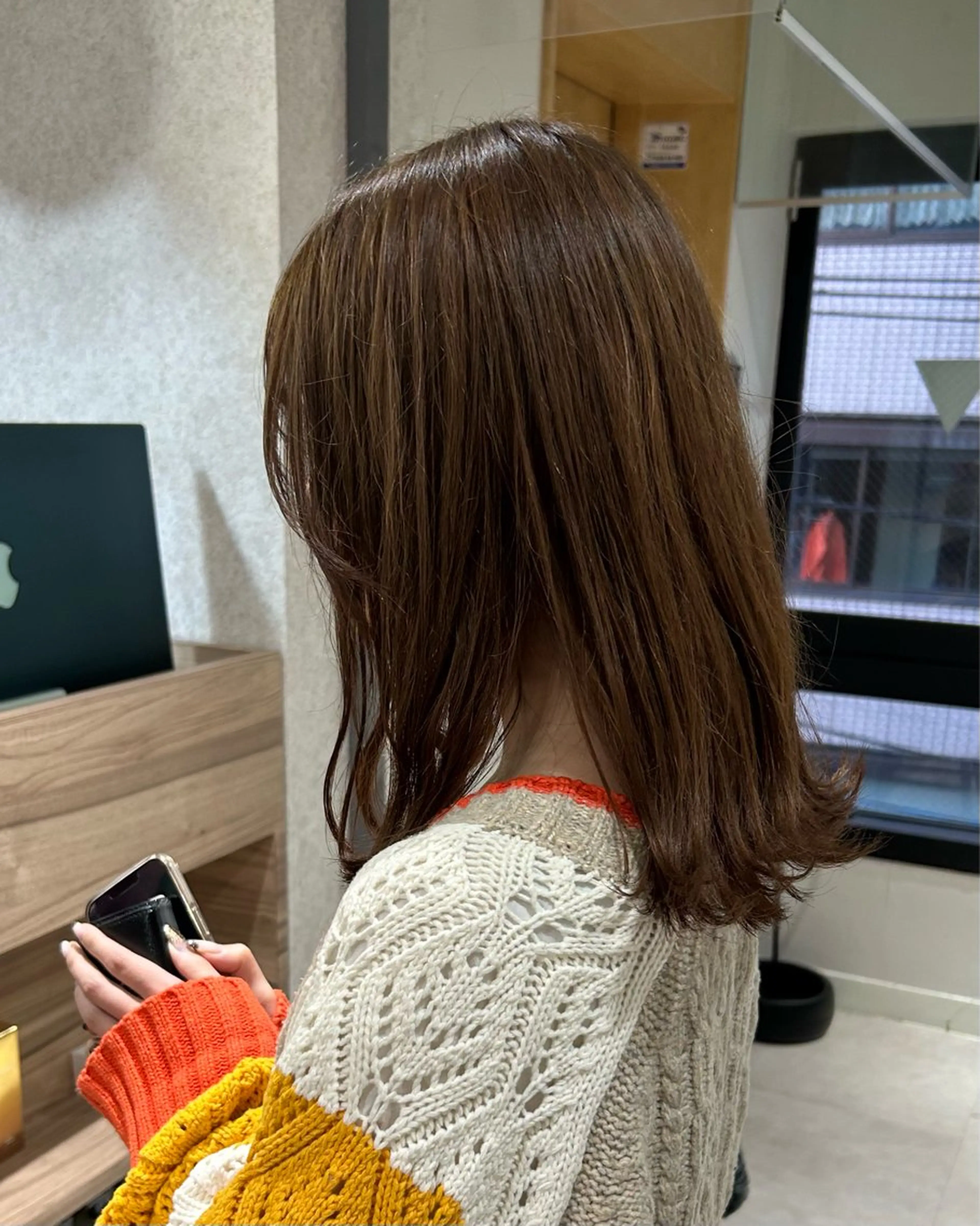 ミディアム カラー ヘアカラー メンズカット/透明感 石山浩二のヘアスタイル