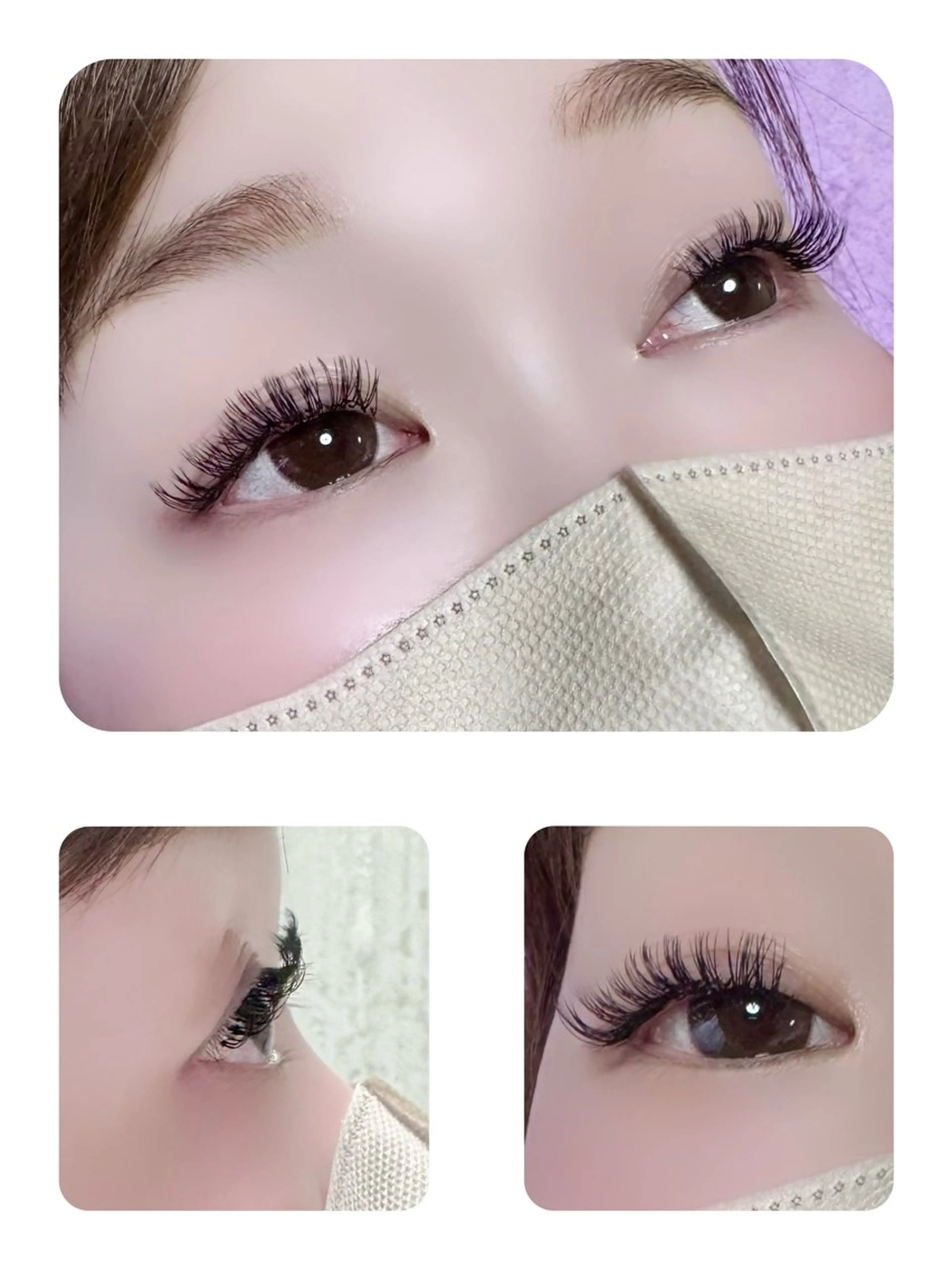 マツエク・マツパ Dカール Lカール mika ☆のマツエク・マツパデザイン