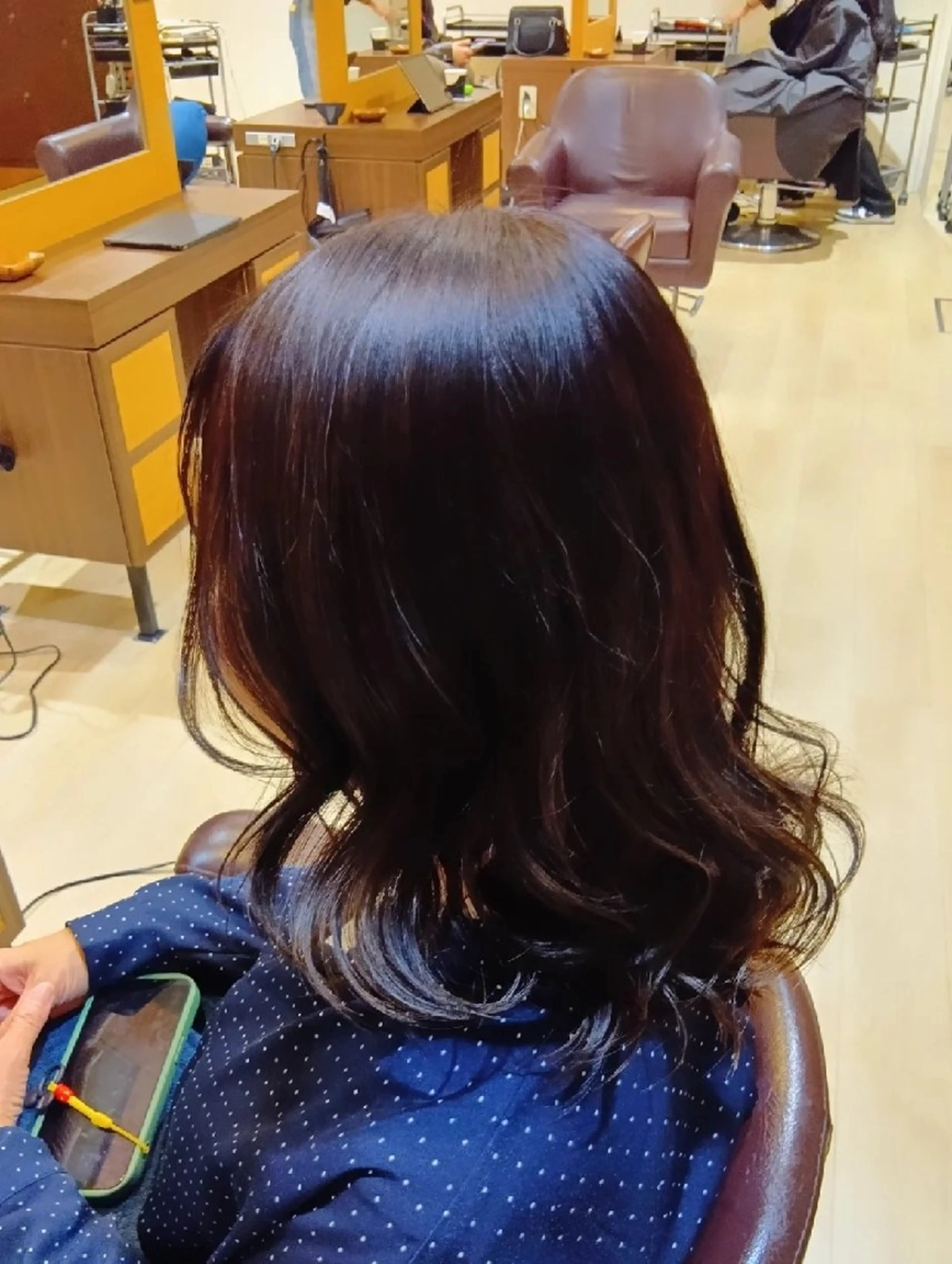 セミロング カラー 髪質改善 カット ヘアカラー トリートメント 小林暢🌟Orque 髪質改善サロン🌙のヘアスタイル