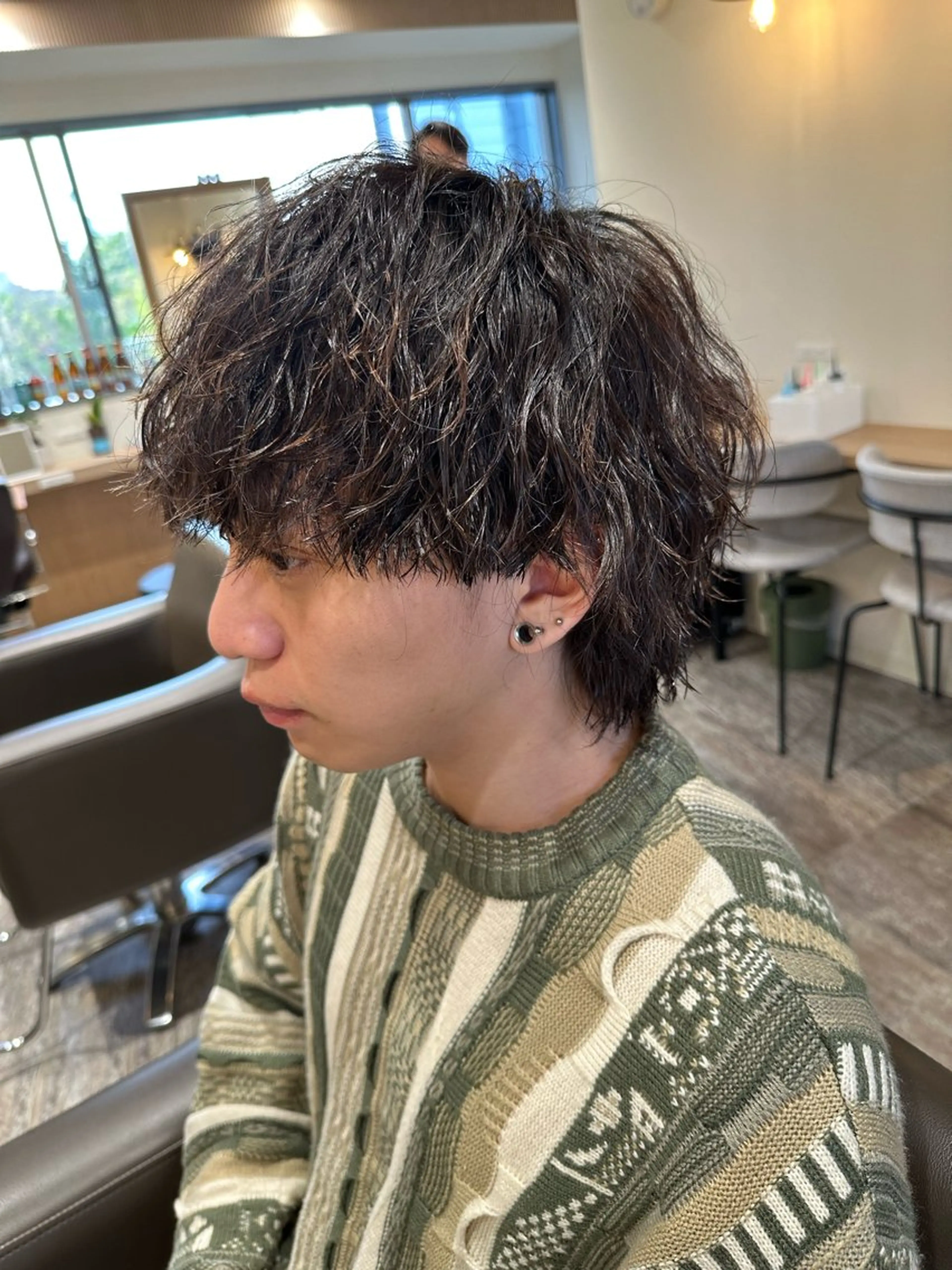 パーマ メンズ 【メンズパーマ】比嘉 啓人のヘアスタイル