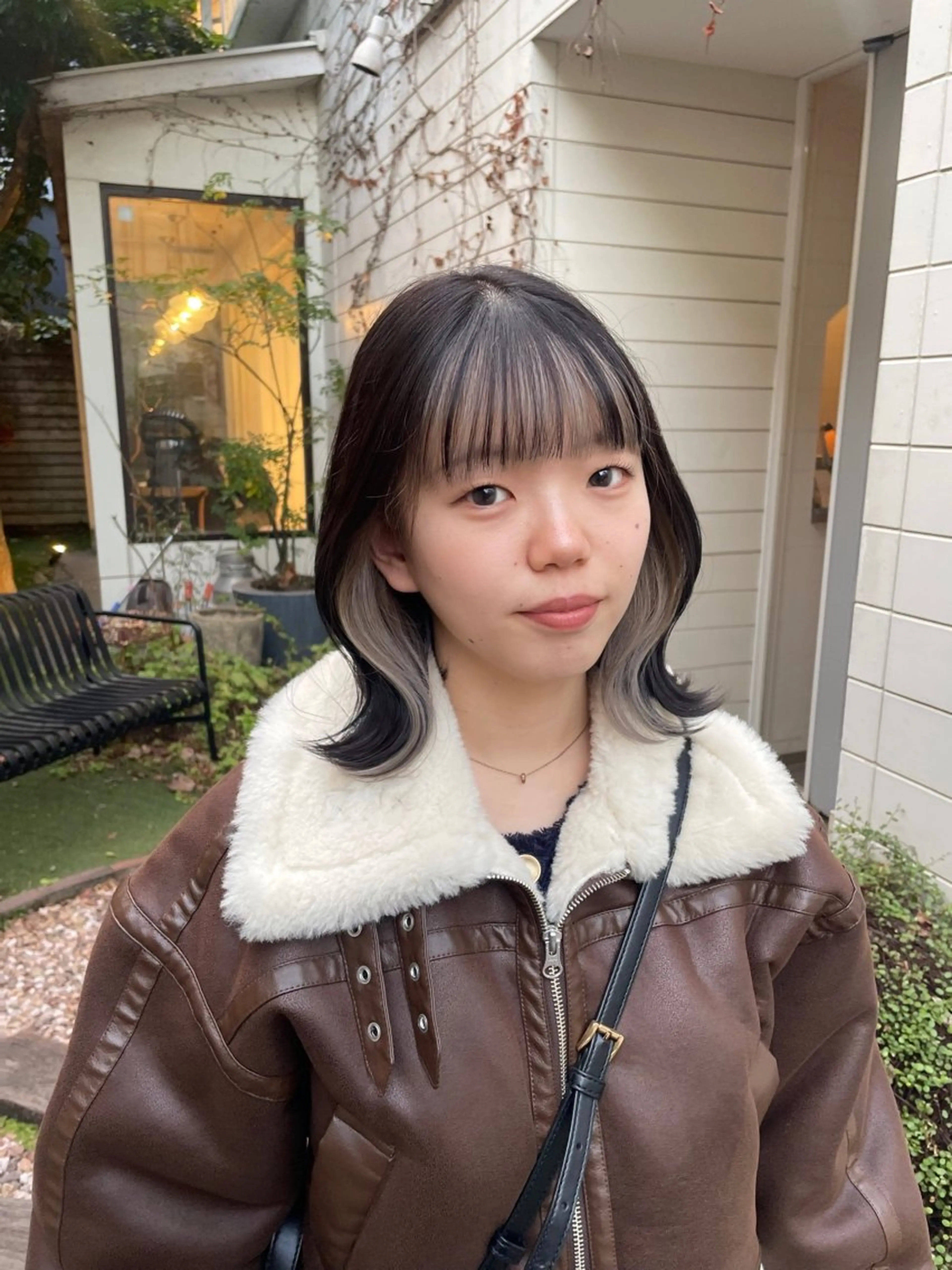 カラー 暖色カラー/レイヤー 唯菜 ﾕｲﾅのヘアスタイル